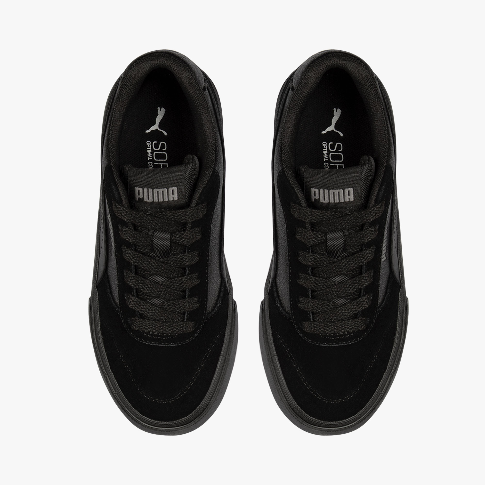 Puma Zapatillas Court Classic Vulc Juvenil, NEGRO, hi-res