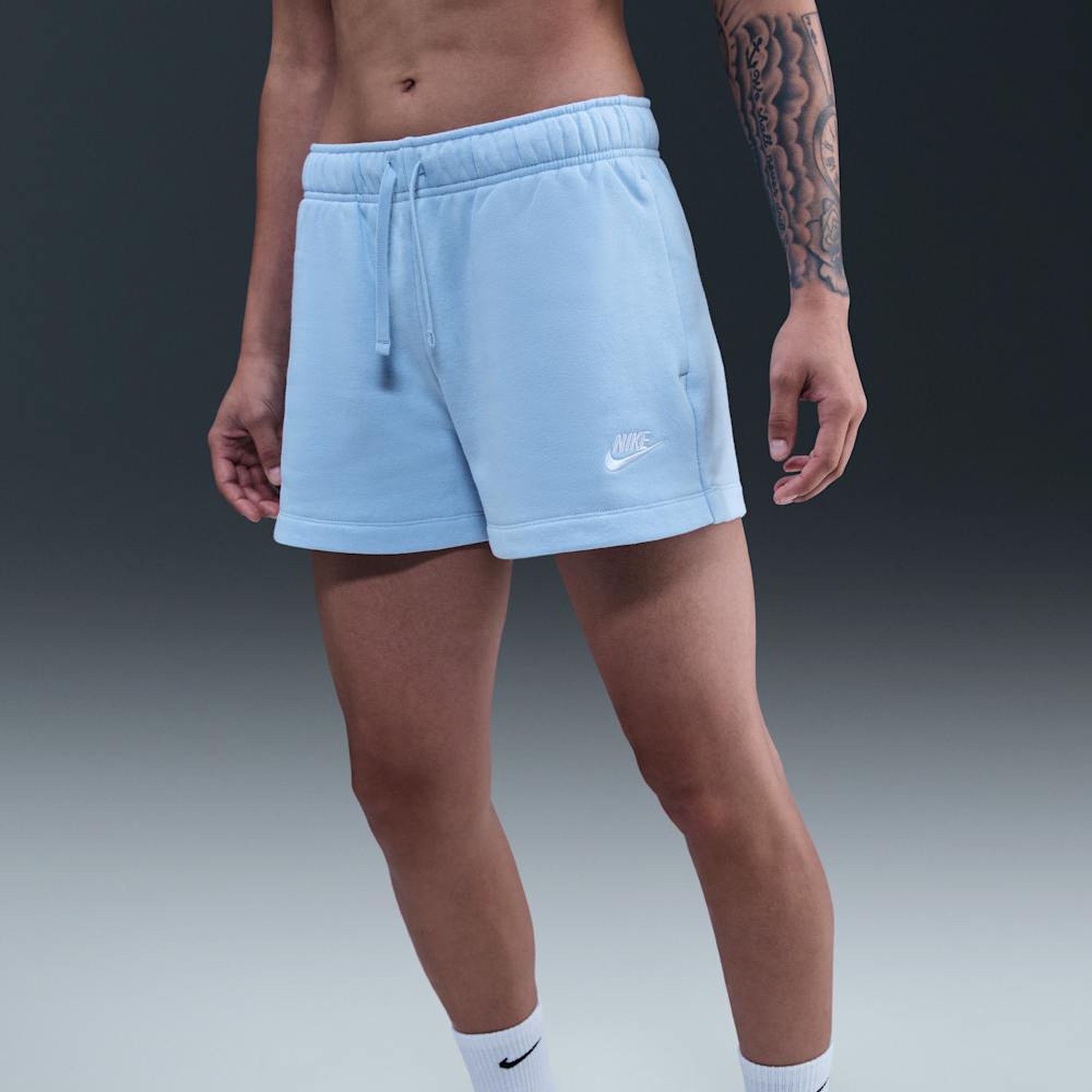 Nike Shorts Sportswear Club Fleece, AZUL, hi-res