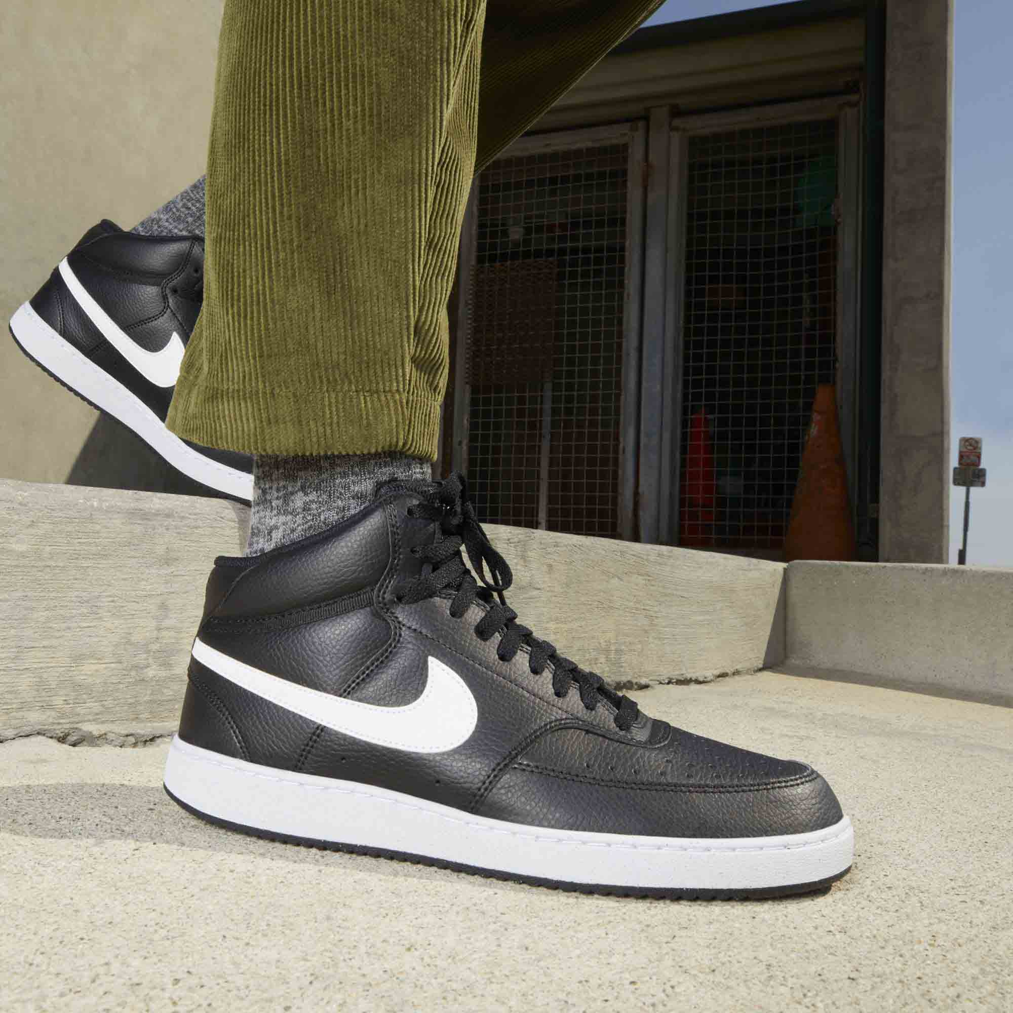 Nike Zapatillas Court Vision Mid Next Nature, NEGRO, hi-res