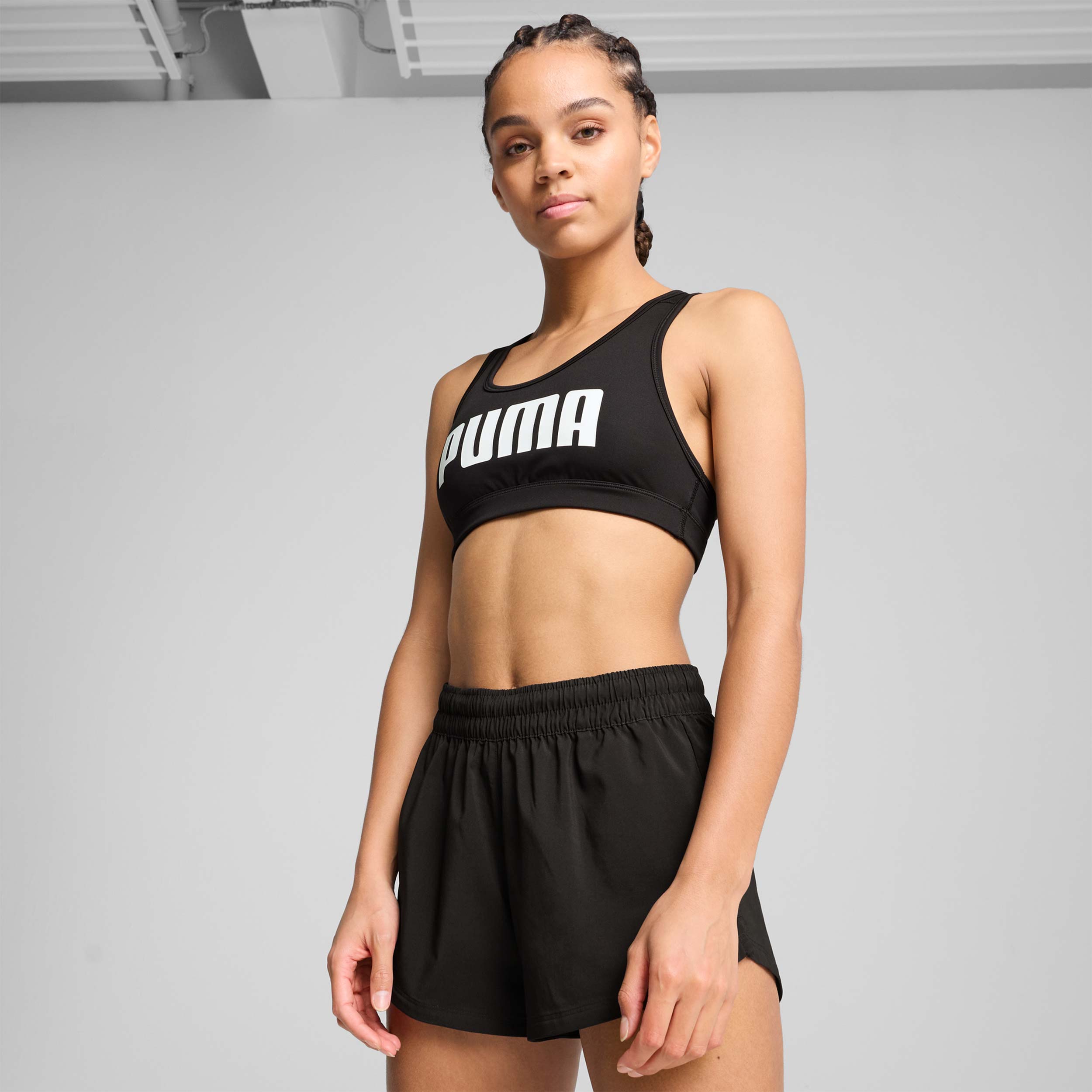 Puma Bra deportivo 4KEEPS, NEGRO, hi-res