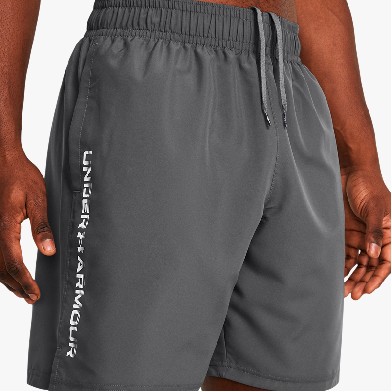 Under Armour Shorts Tech Woven Wordmark, GRIS, hi-res