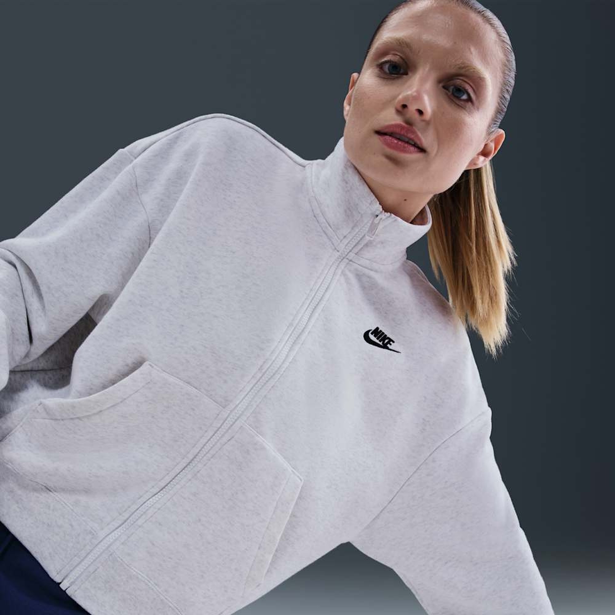 Nike Chaqueta Sportswear Club Fleece, NEGRO, hi-res