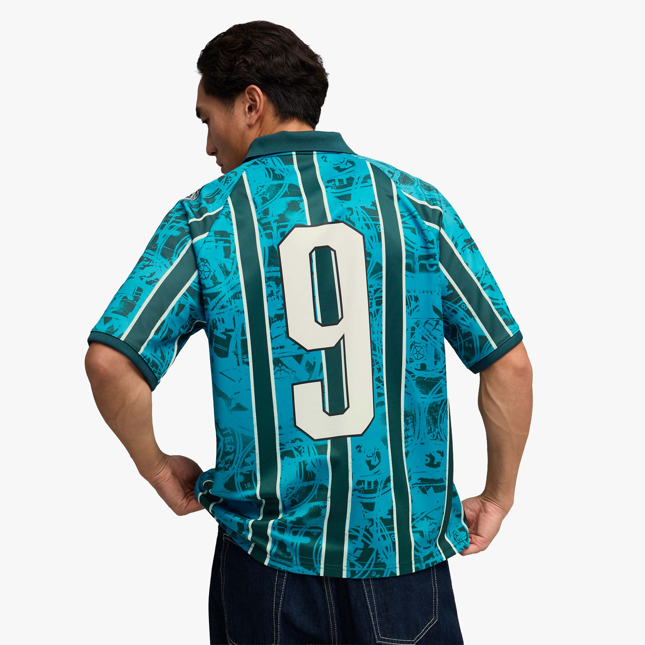 Puma Camiseta Manchester City King Retro, AZUL, hi-res