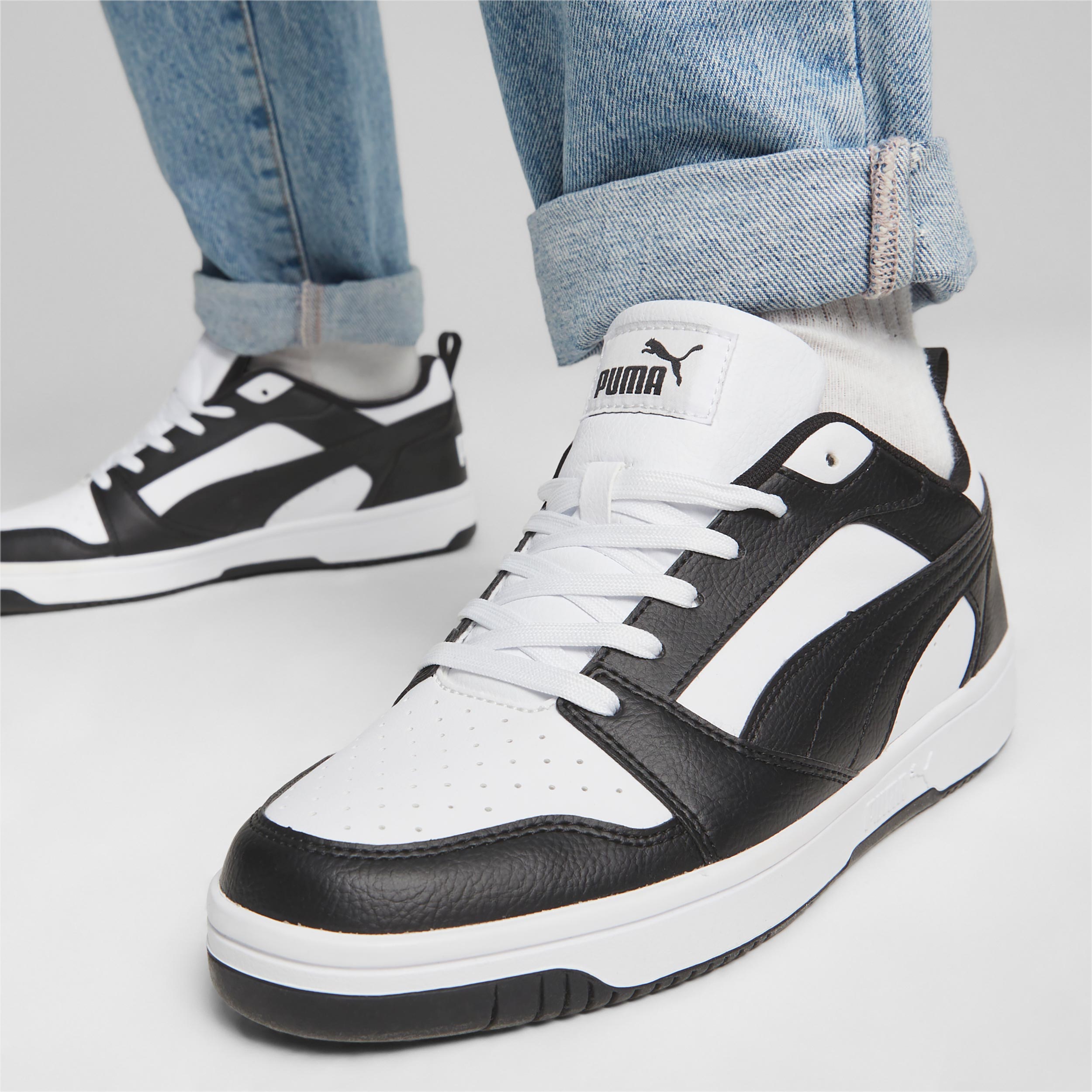 Puma Zapatillas Rebound V6 Low, BLANCO, hi-res