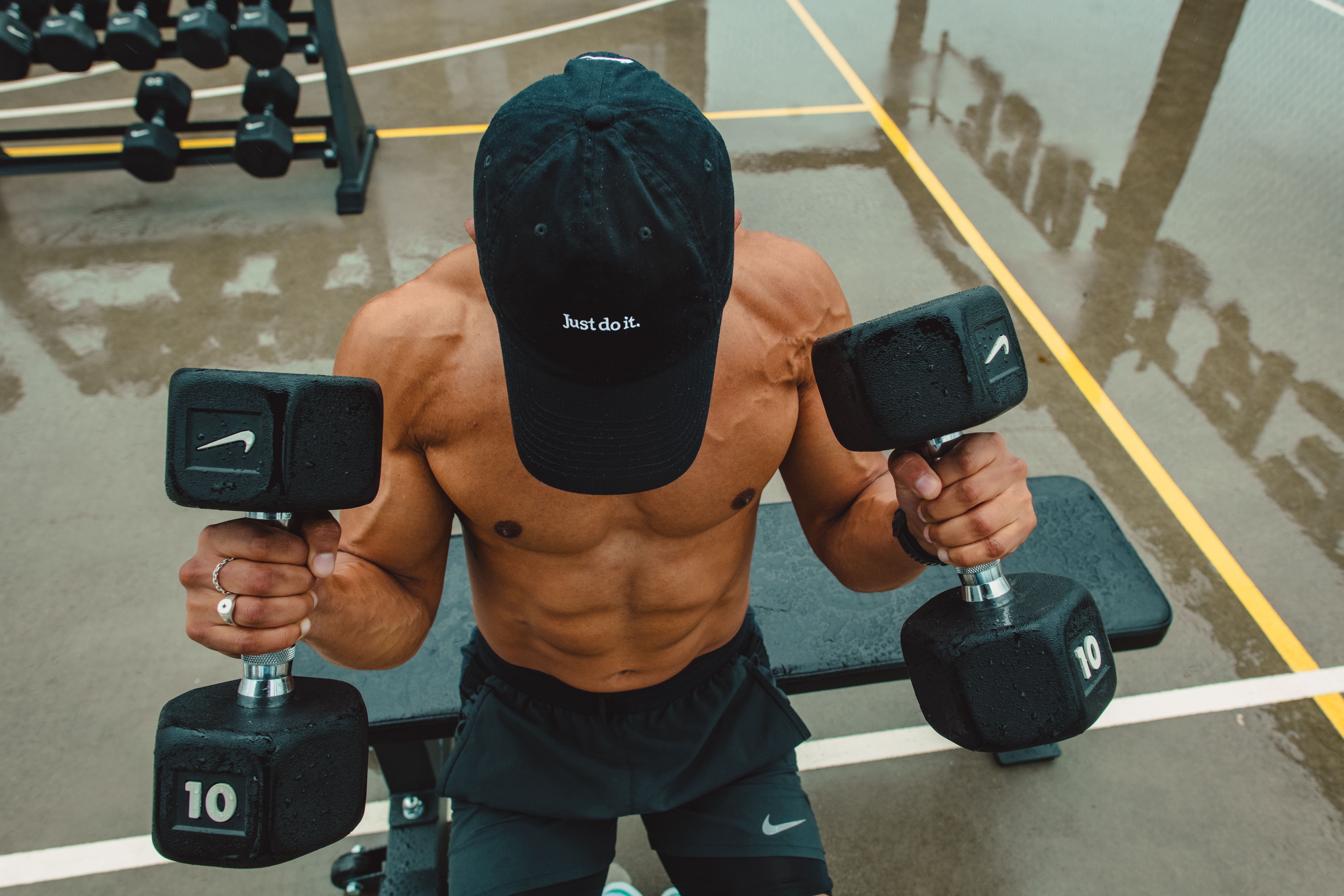 Nike Mancuernas Hexagonales 10 Kg, SURTIDO, hi-res