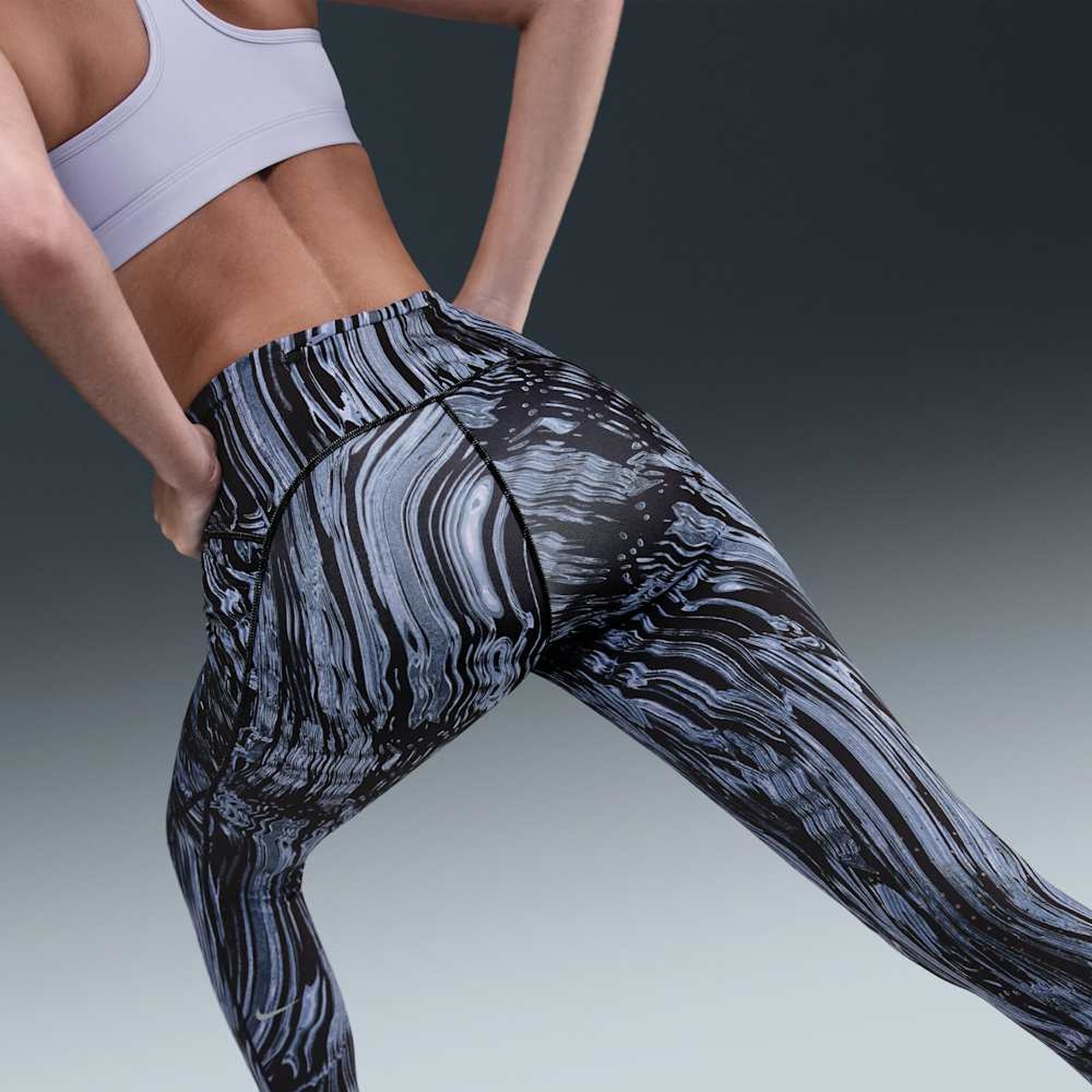 Nike Calzas Swift, AZUL, hi-res