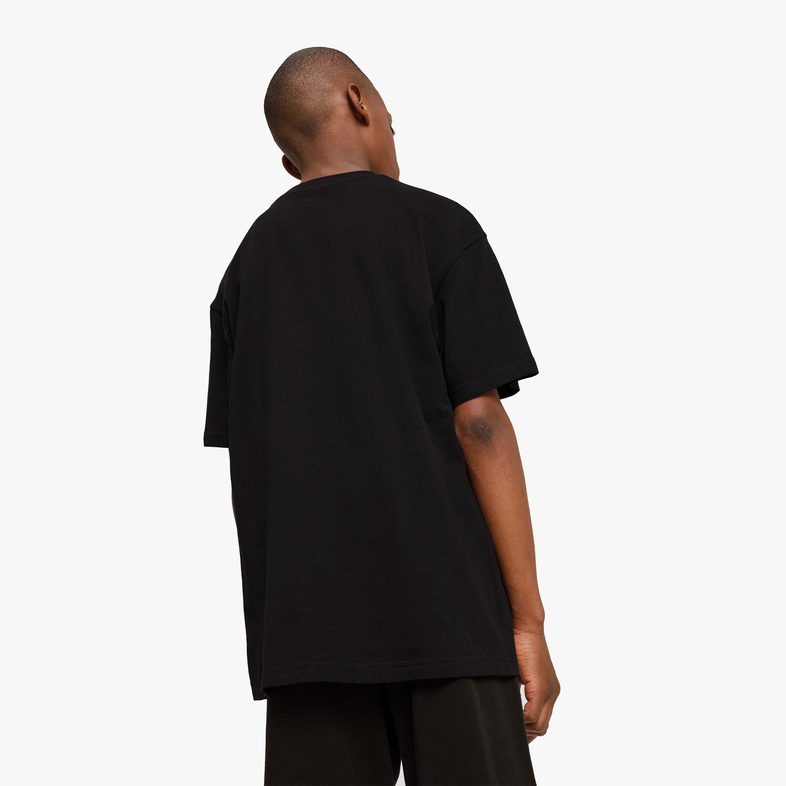 Puma Polera Essentials No. 1 Logo juvenil, NEGRO, hi-res