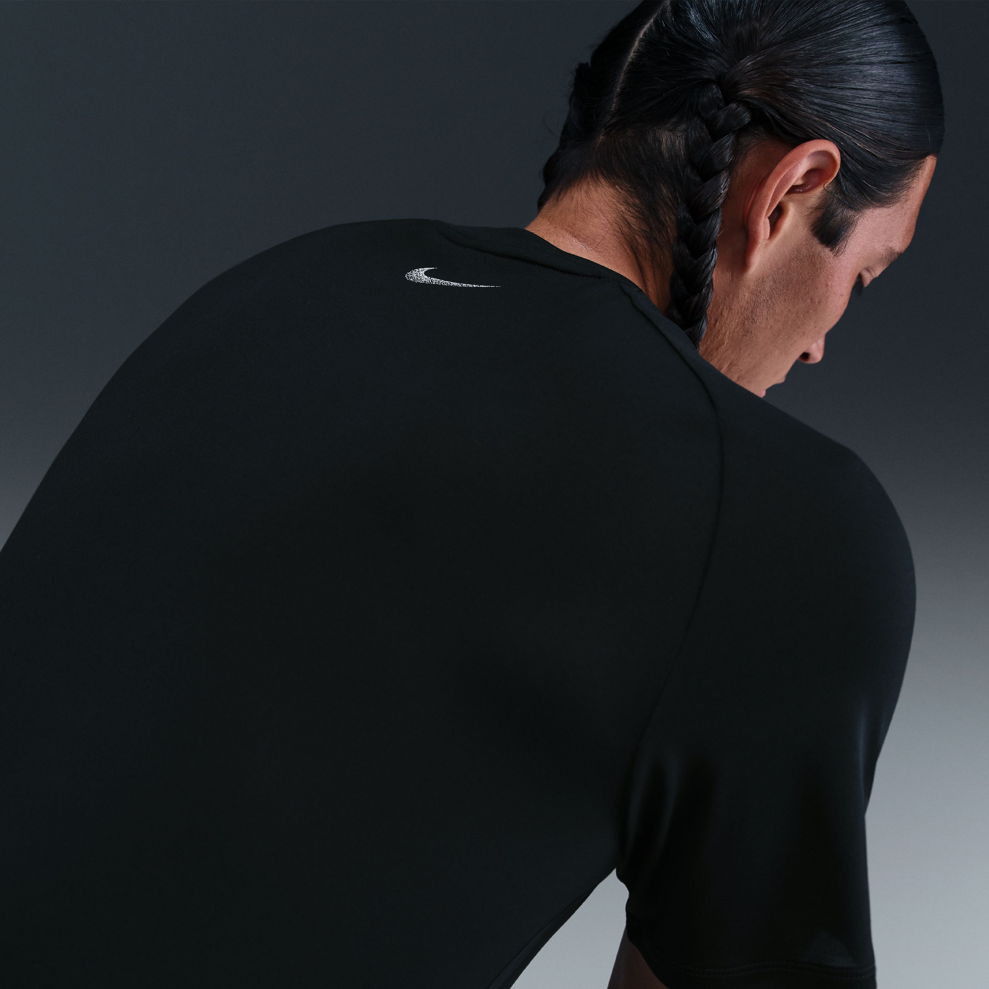 Nike Polera Stride, NEGRO, hi-res