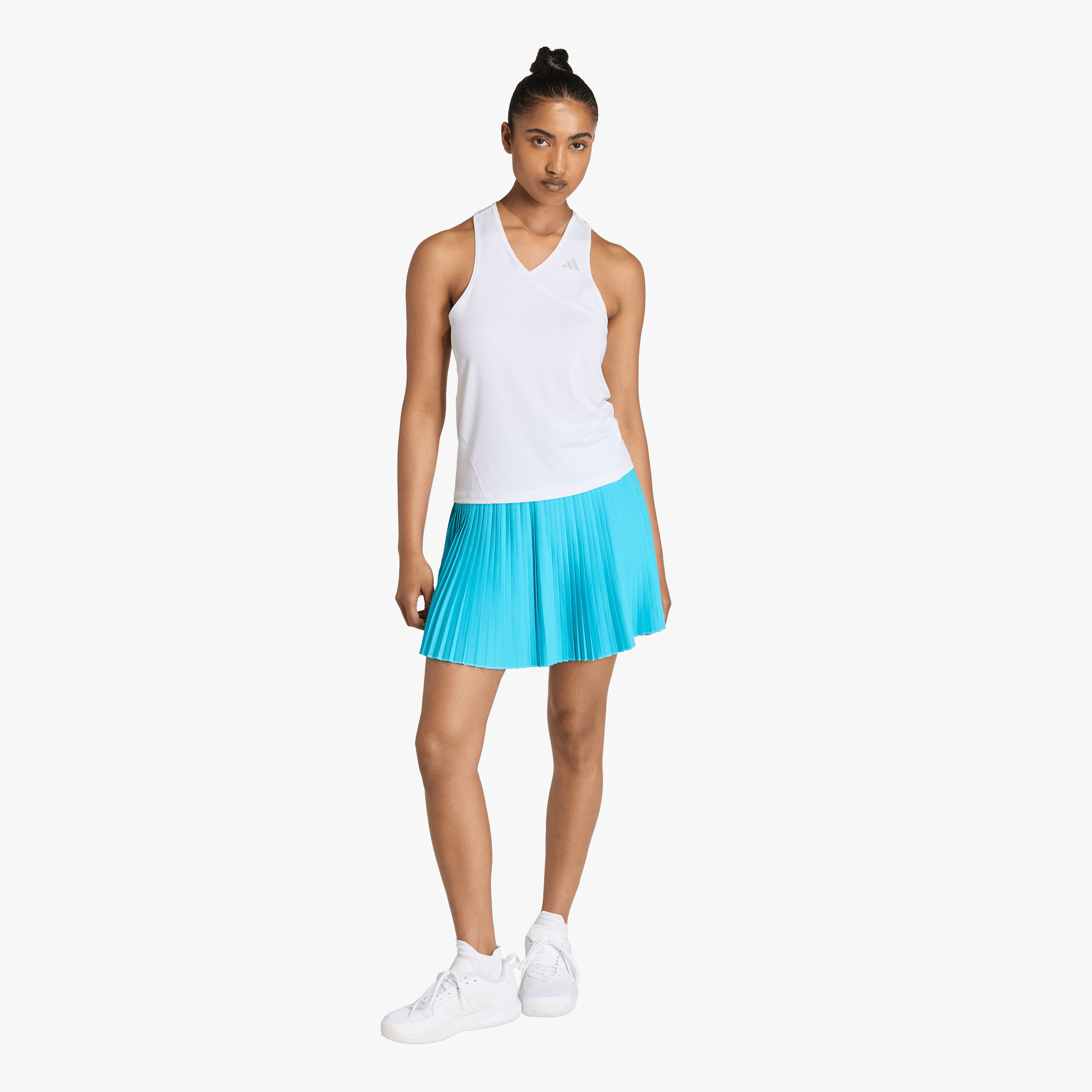 adidas Polera sin mangas Tenis Club Climacool, BLANCO, hi-res