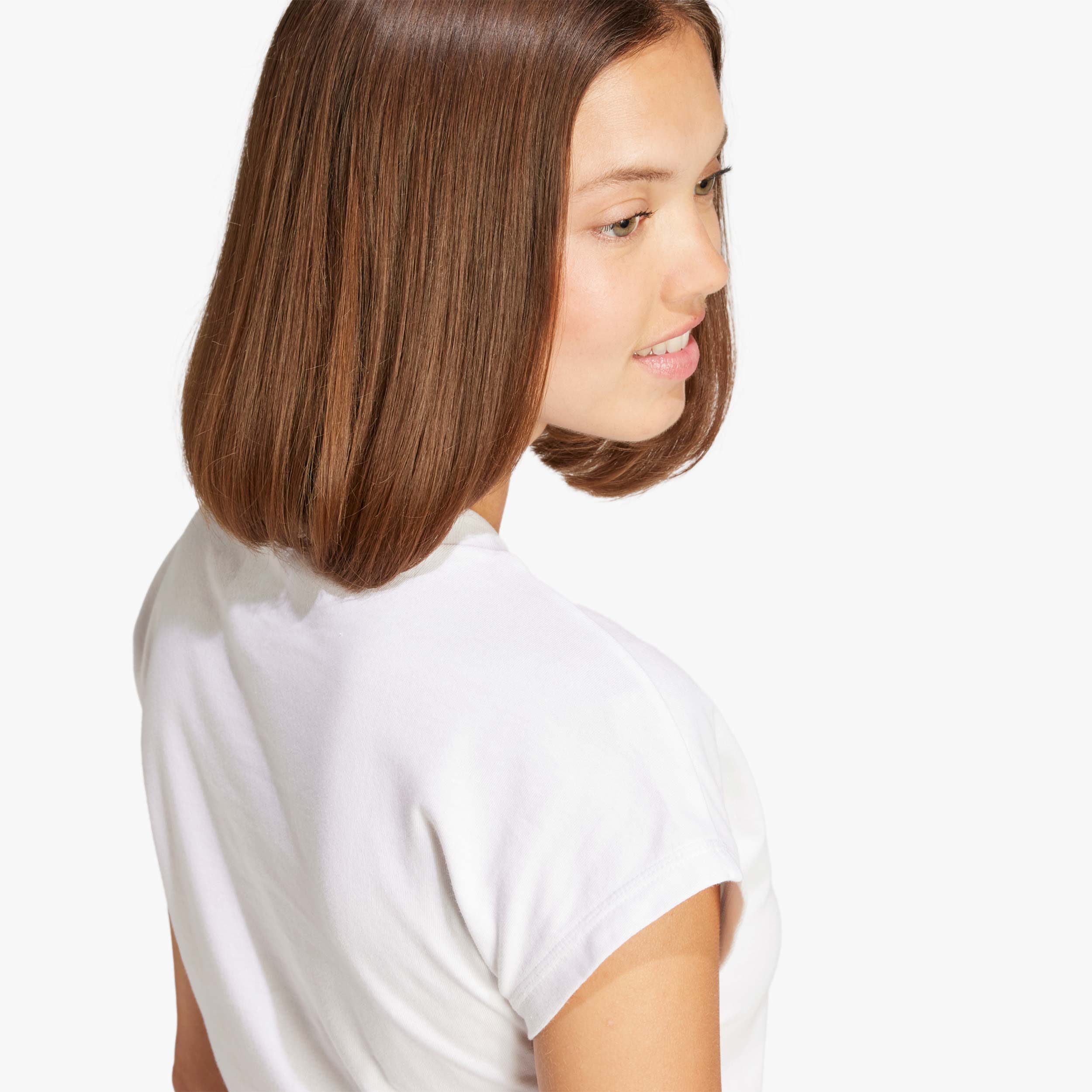 adidas Polera Essentials Linear, BLANCO, hi-res