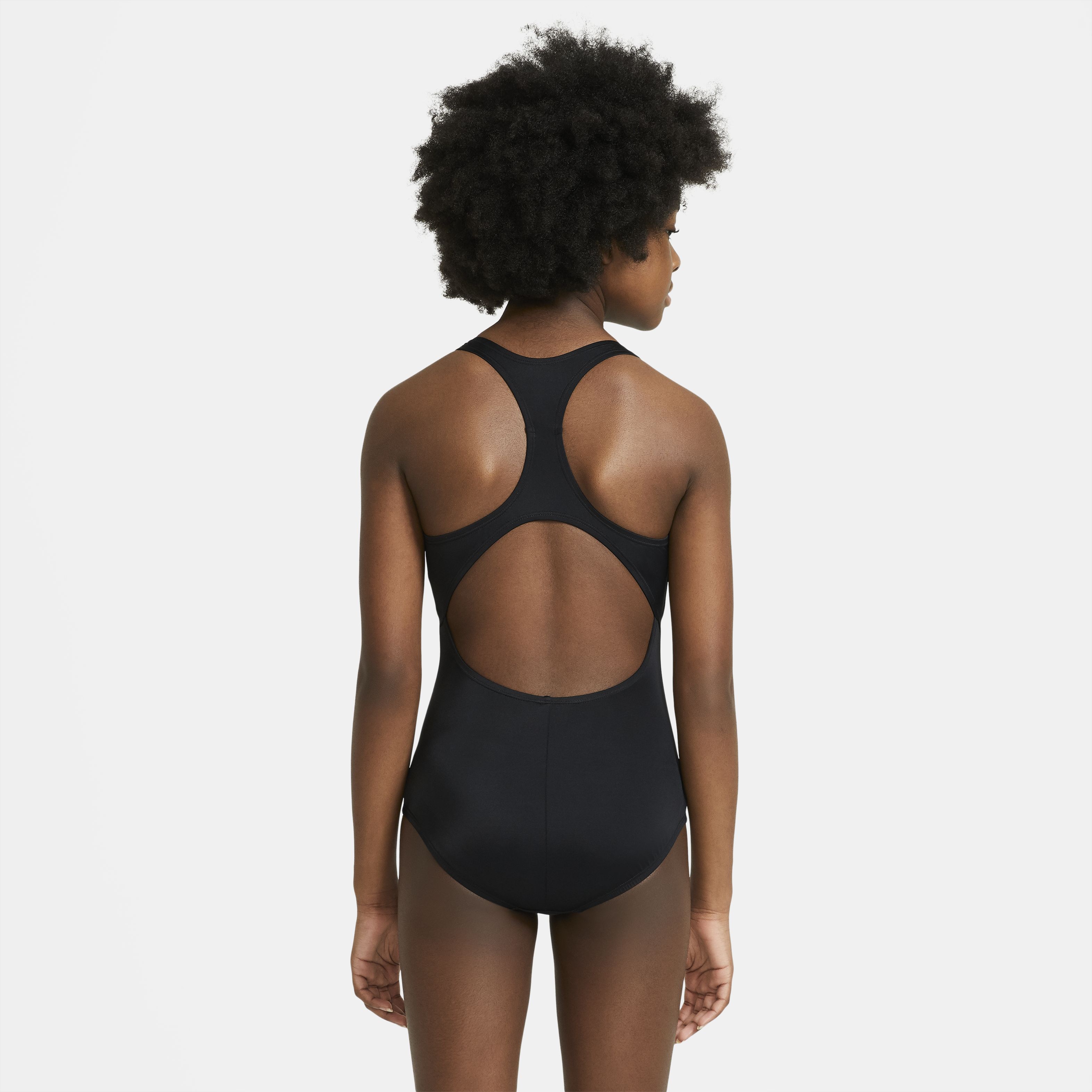 Nike Traje de Nataci&oacute;n Racerback, NEGRO, hi-res