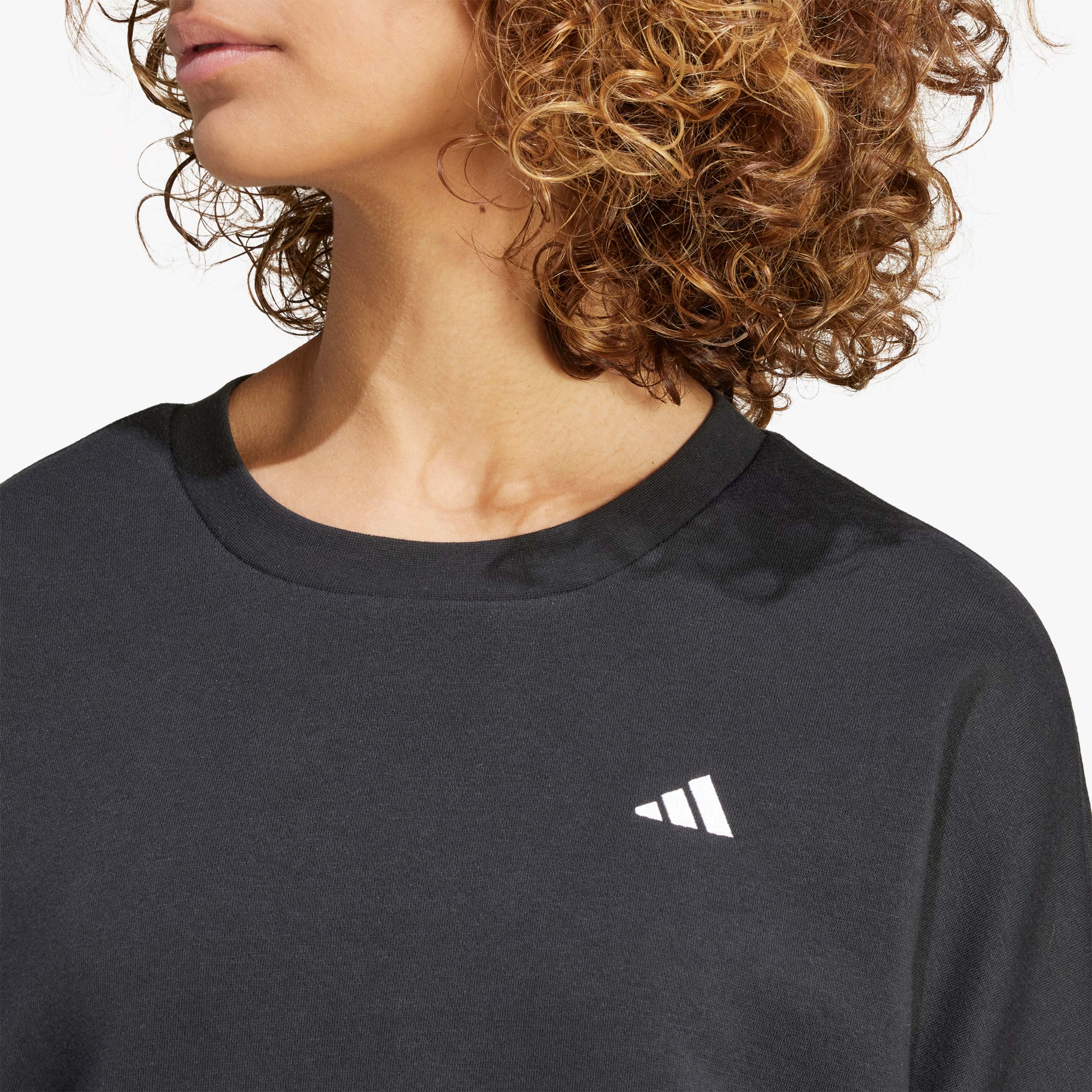 adidas Polerón Essentials Small Logo Feel Cozy, NEGRO, hi-res