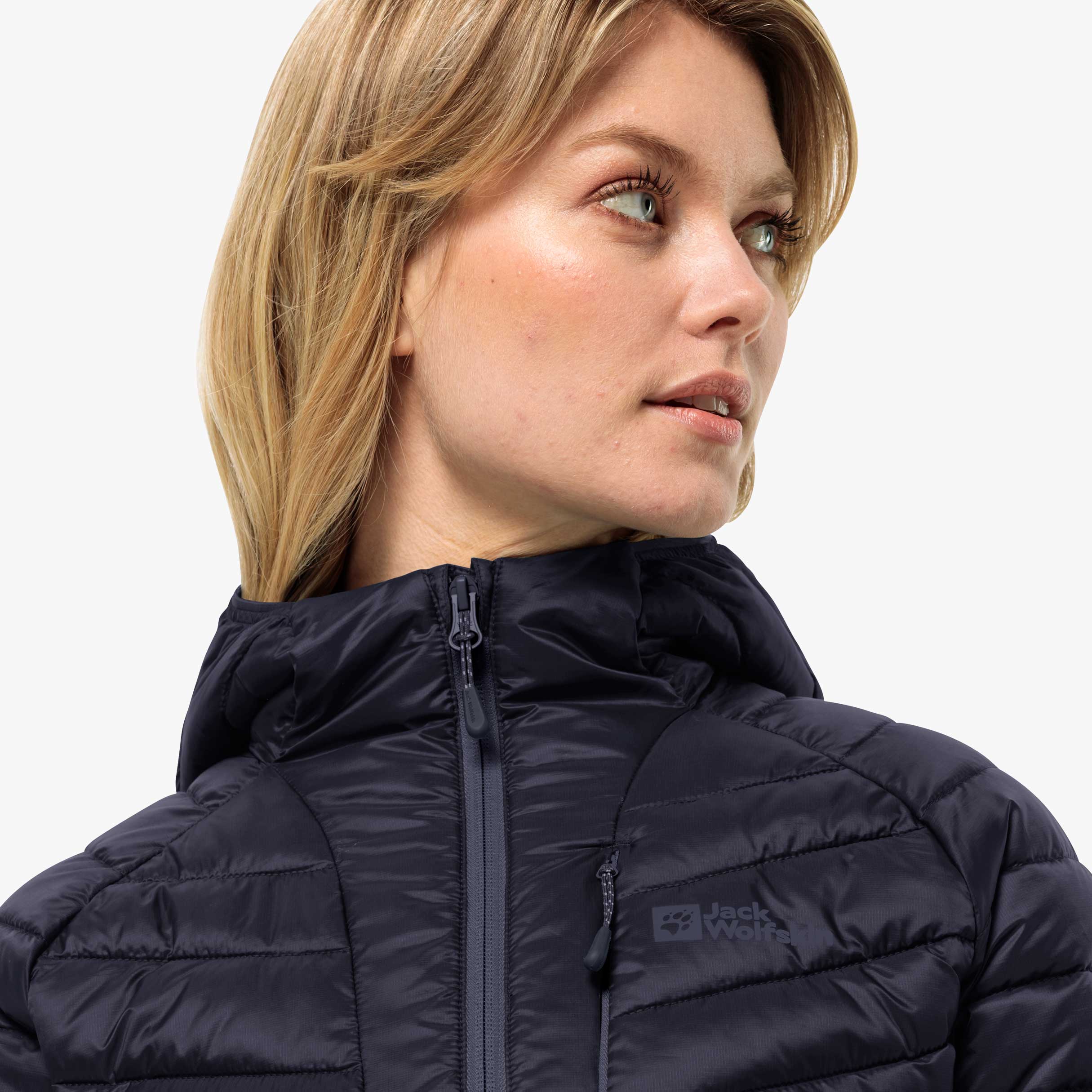 Jack Wolfskin Chaqueta Routeburn, NEGRO, hi-res