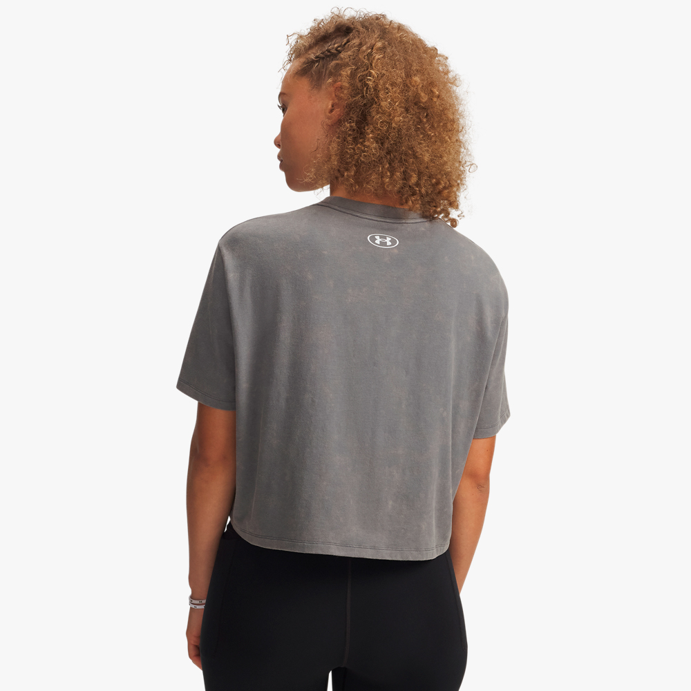 Under Armour Polera Rival Boxy Wash, VERDE, hi-res