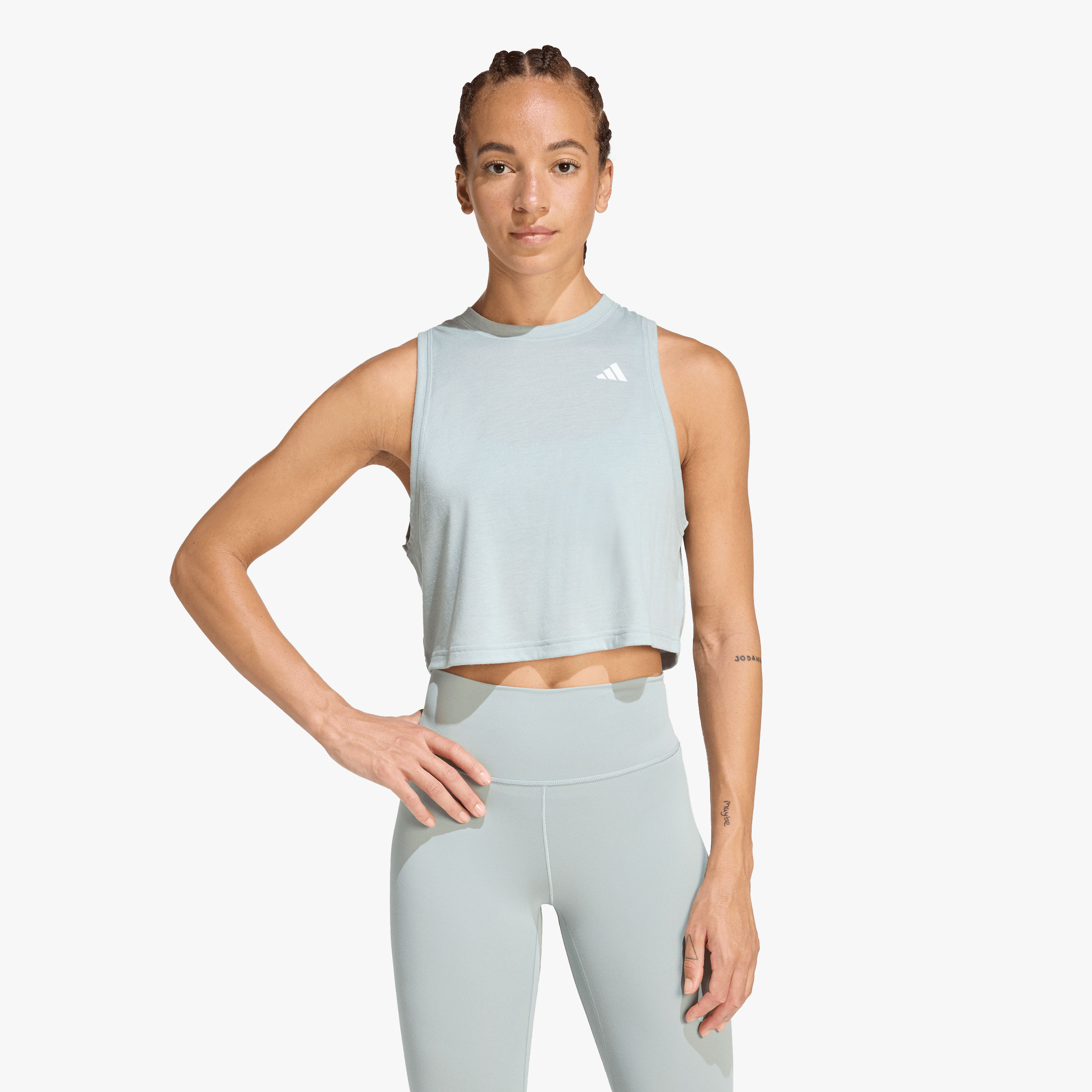 adidas Polera Essentials Boxy, AZUL, hi-res