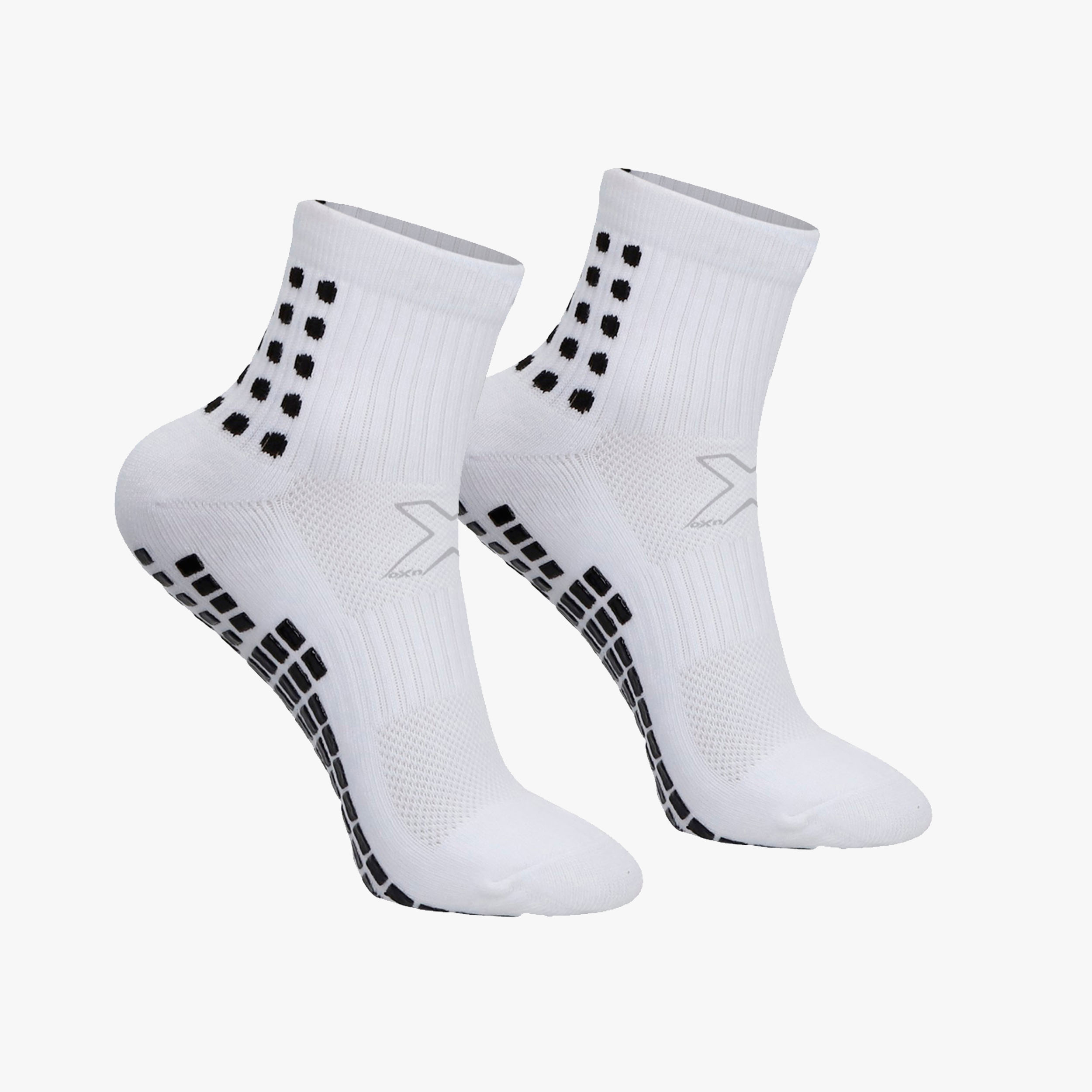 OXN Calcetines Antideslizantes Cortos 1 Par, BLANCO, hi-res