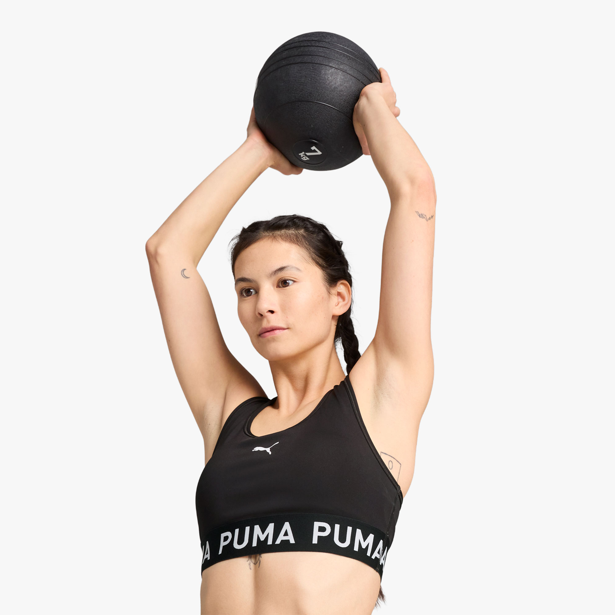 Puma Top deportivo el&aacute;stico 4KEEPS, NEGRO, hi-res