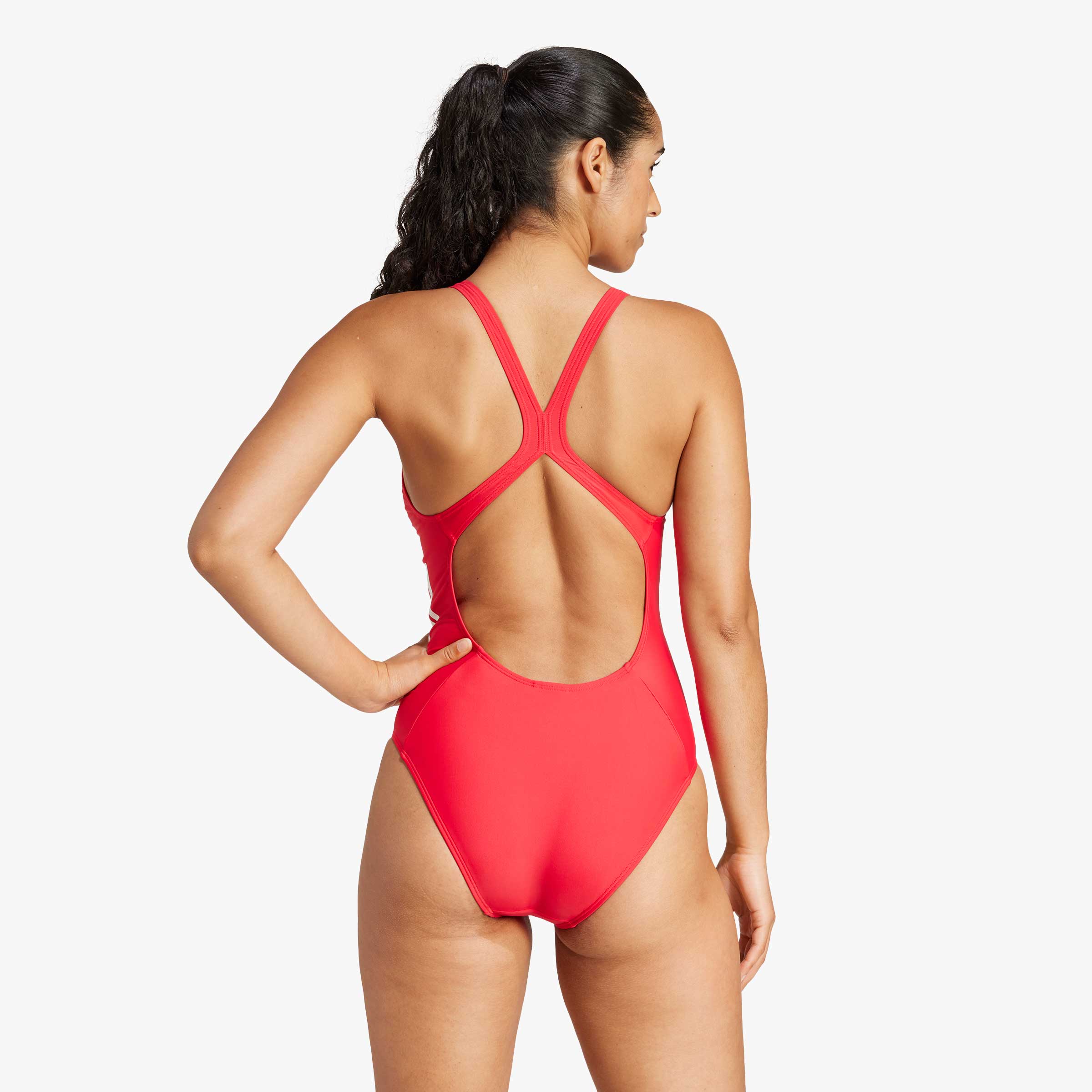 adidas Bañador C-Back 3 Tiras, ROJO, hi-res