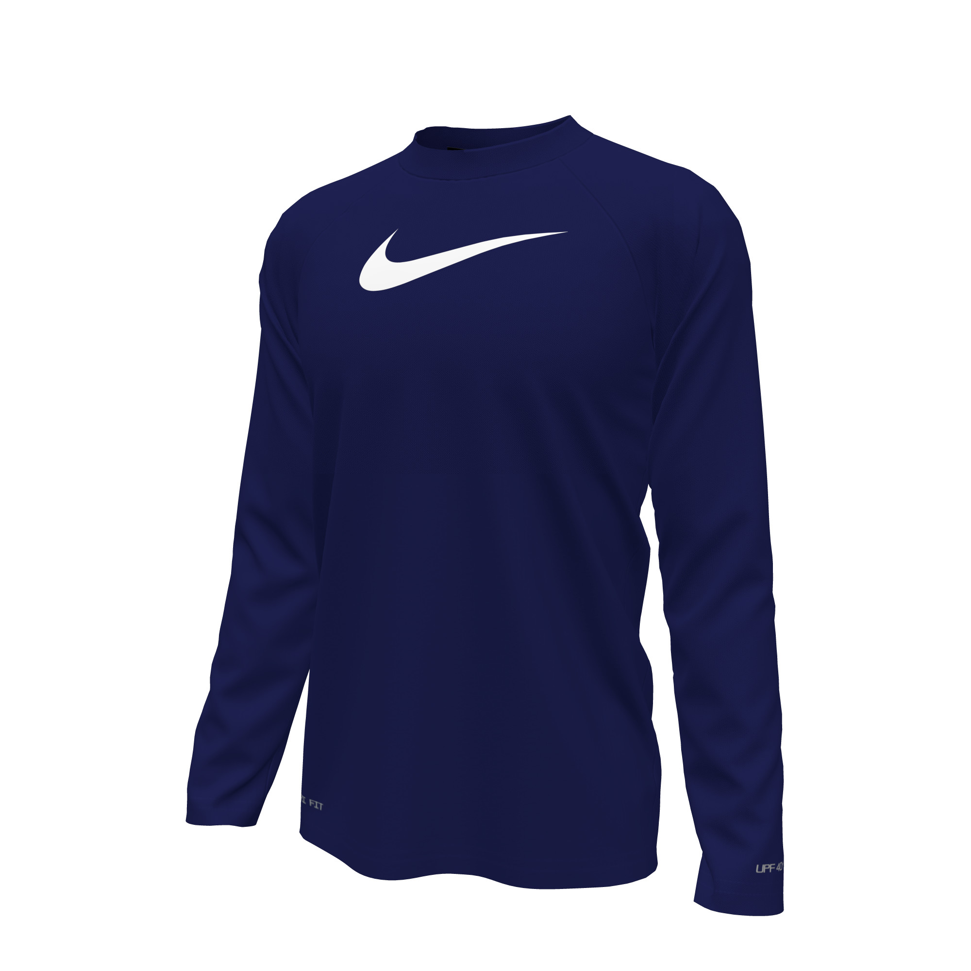 Nike Polera Swim Hydroguard, AZUL, hi-res