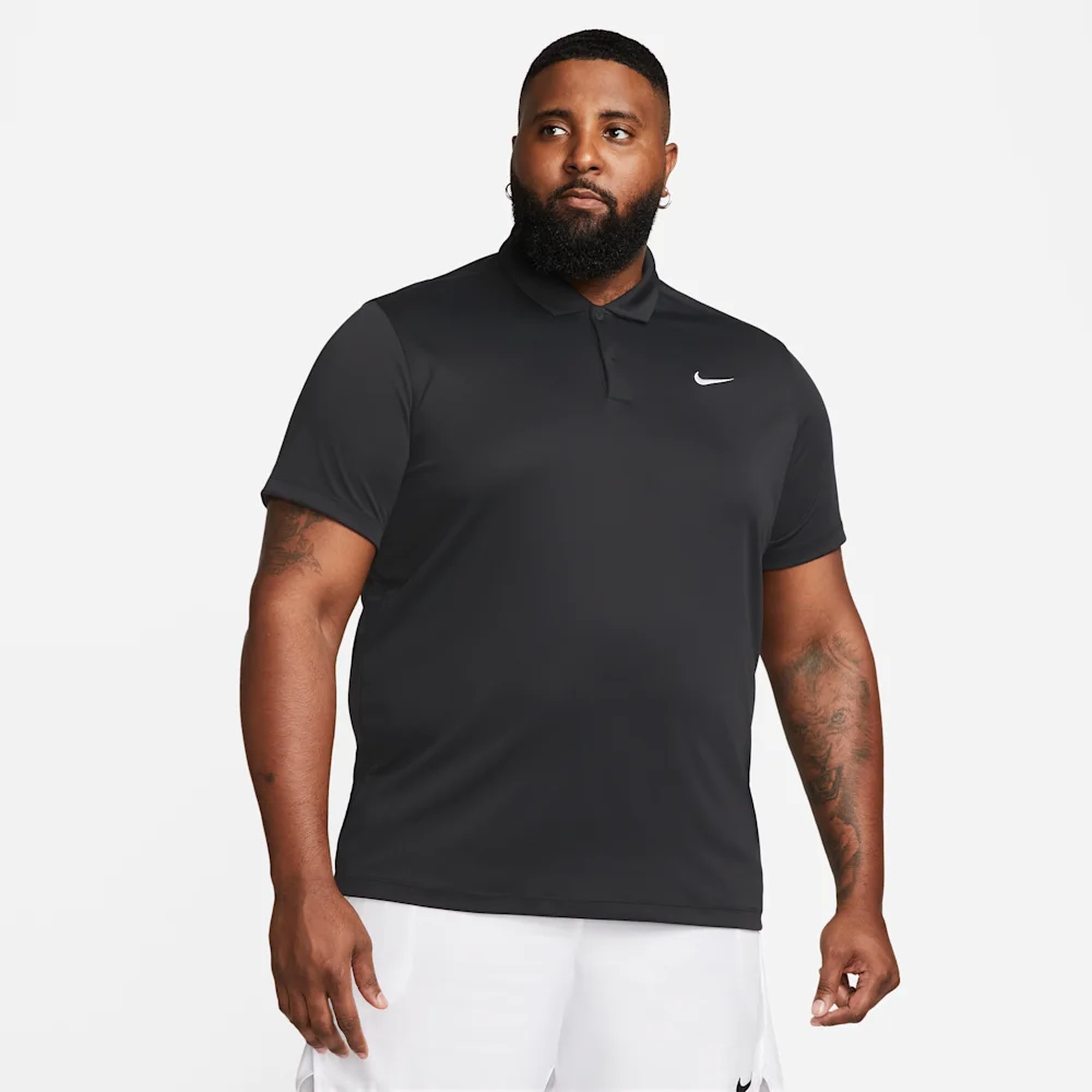 NikeCourt Polera de tenis Dri-FIT, NEGRO, hi-res
