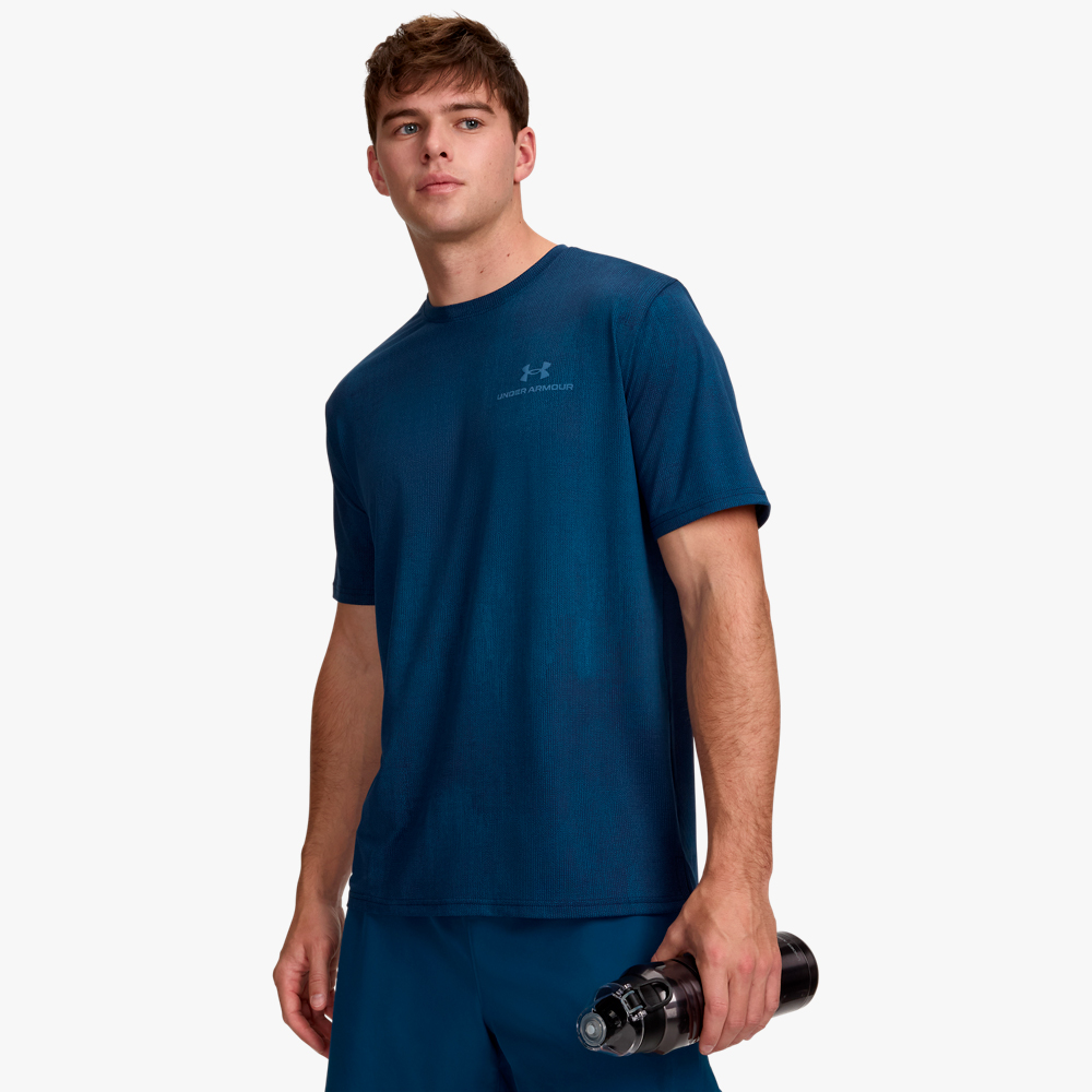 Under Armour Polera Vanish Energy Printed, AZUL, hi-res