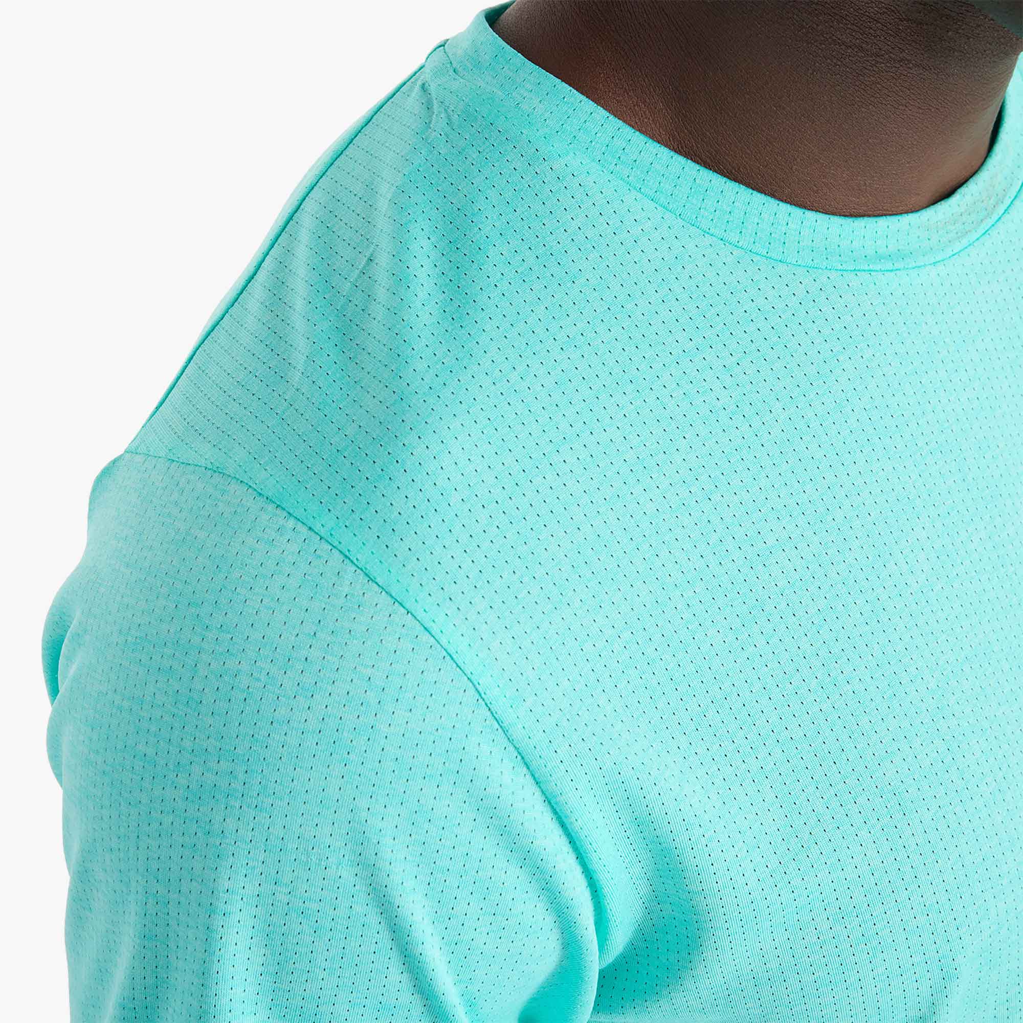 New Balance Polera Athletics, AZUL, hi-res