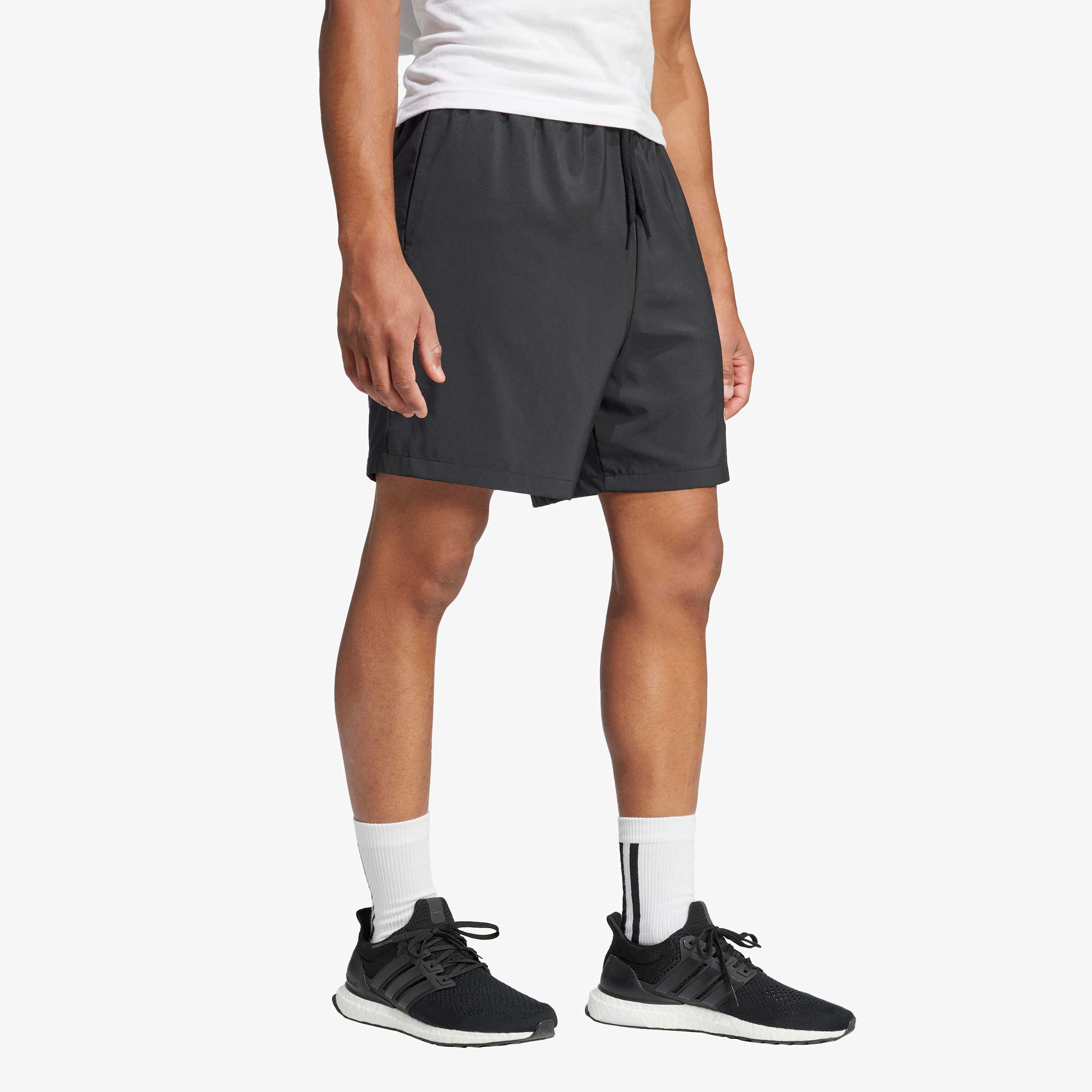 adidas Shorts Essentials Linear Logo, NEGRO, hi-res