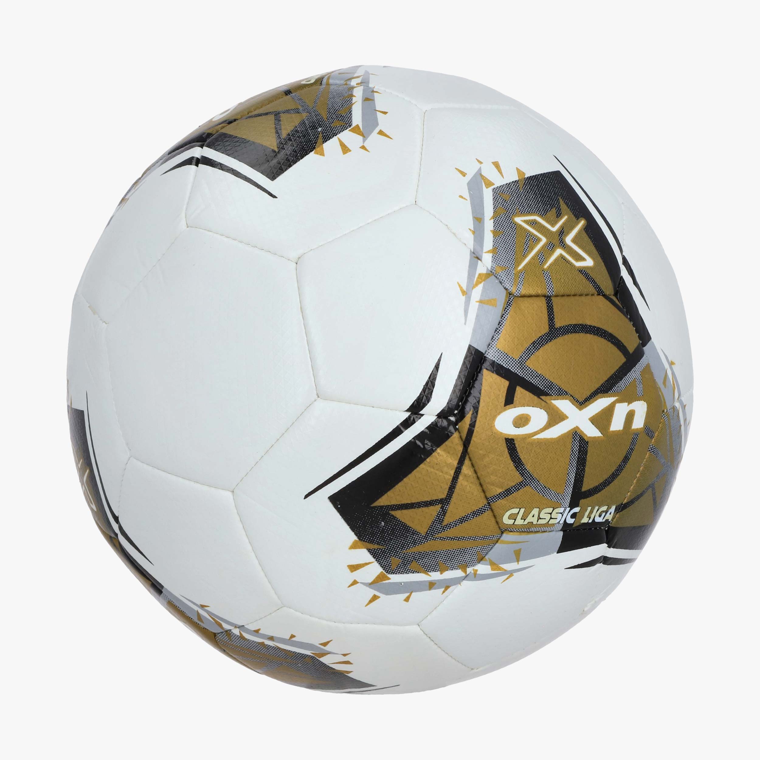 OXN Pelota de F&uacute;tbol Classic #5, BLANCO, hi-res