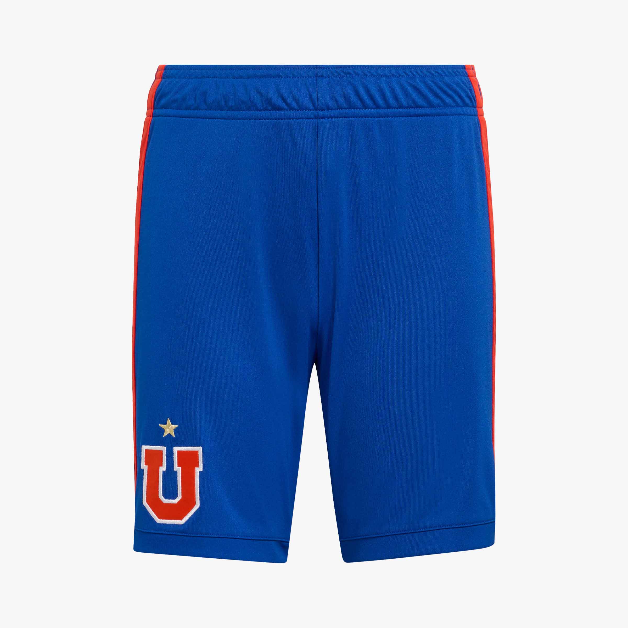 adidas Shorts Universidad de Chile Local 26 Ni&ntilde;o, AZUL, hi-res