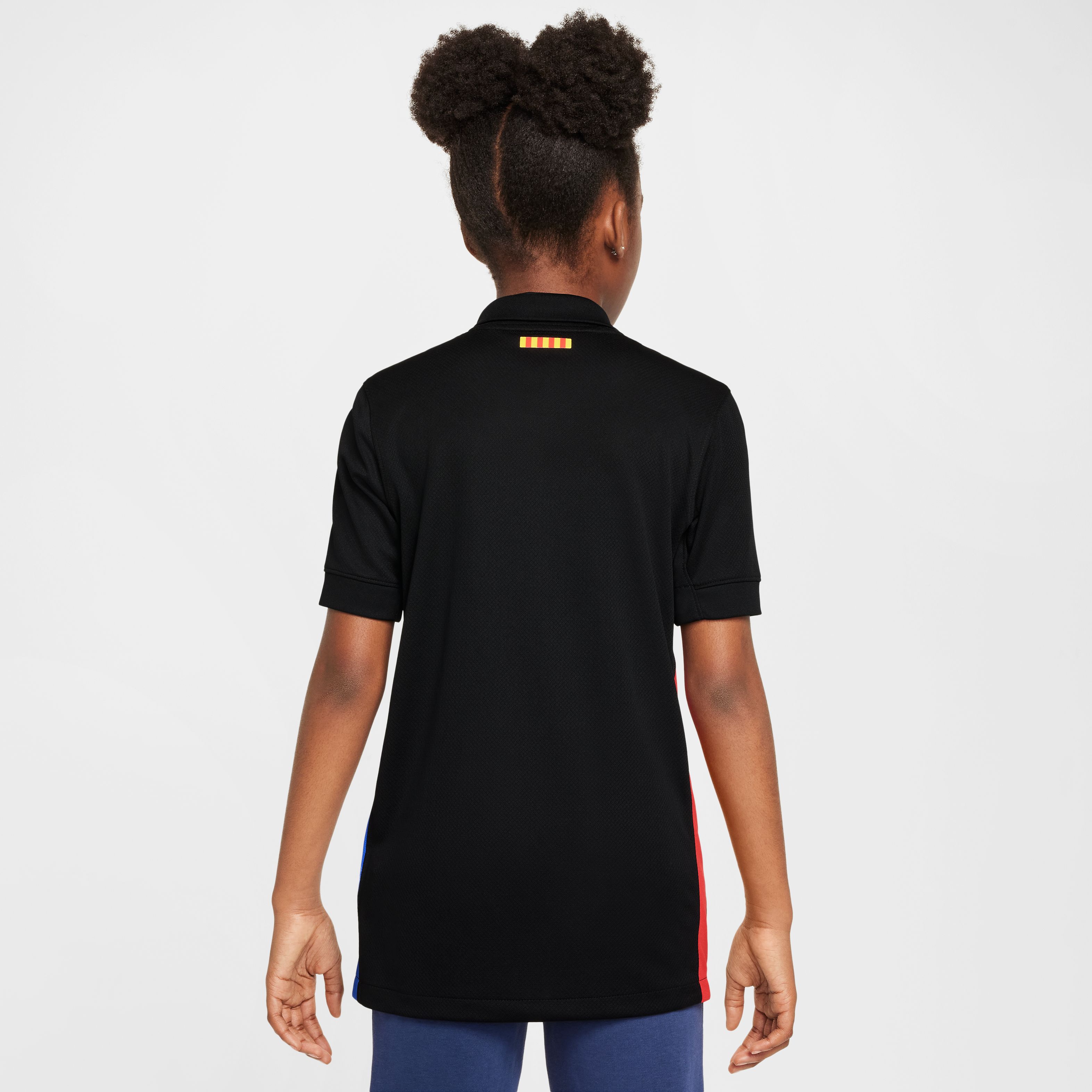 Nike Camiseta FC Barcelona Visitante 24/25 Ni&ntilde;os, NEGRO, hi-res