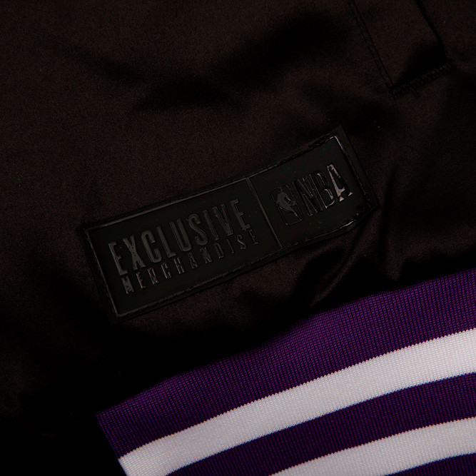 NBA Chaqueta Logo Patches Heat, NEGRO, hi-res