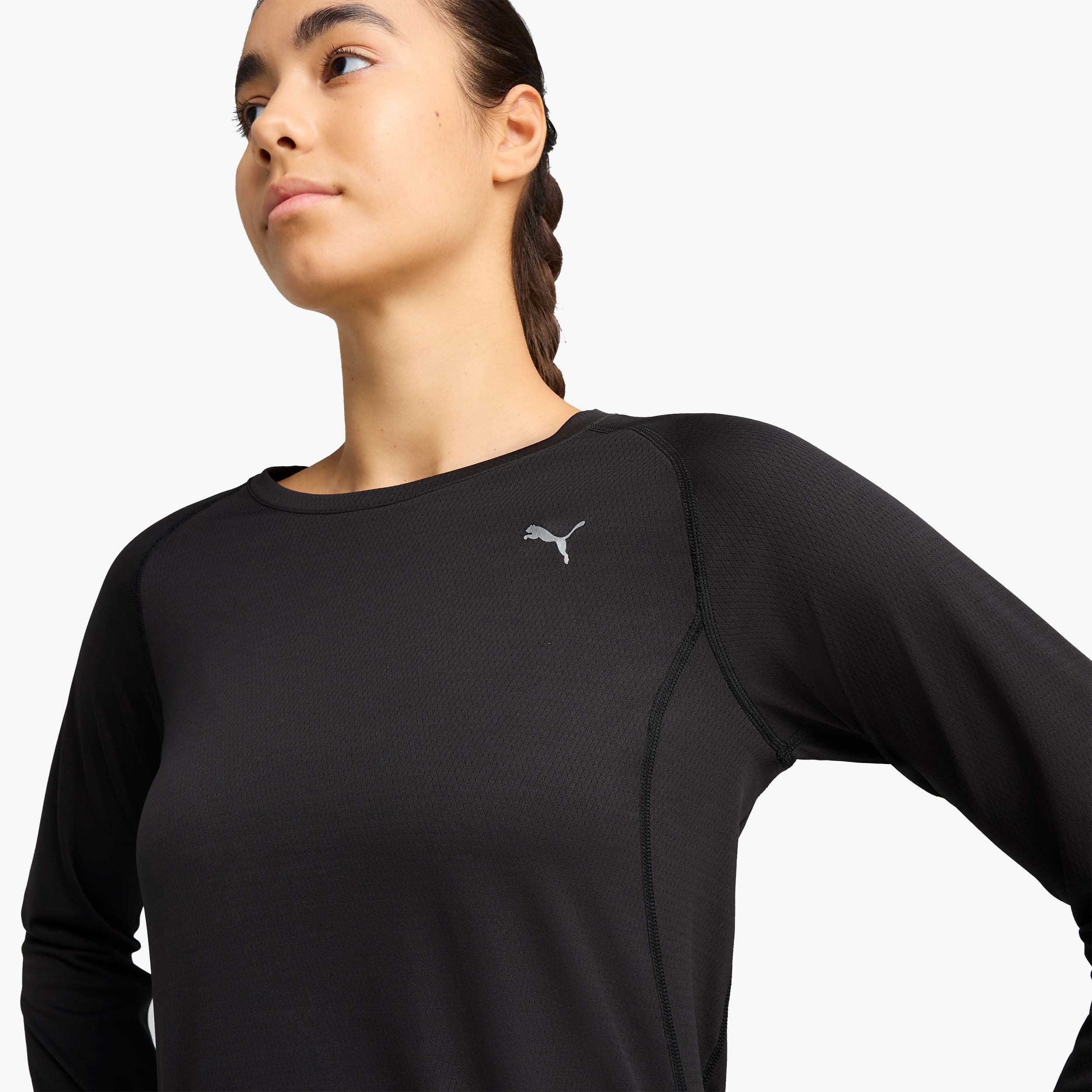 Puma Polera manga larga VELOCITY, NEGRO, hi-res