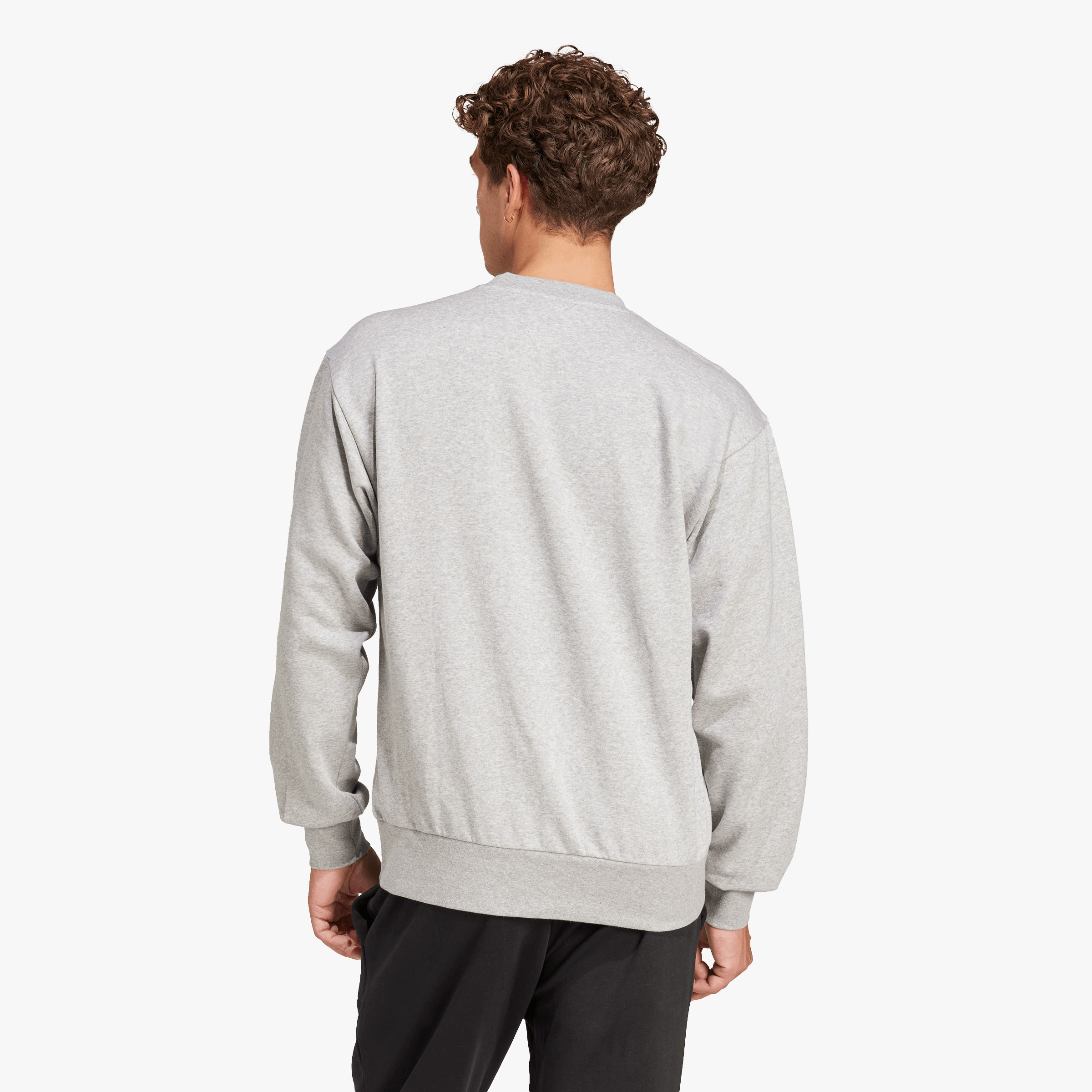 adidas Poler&oacute;n Essentials Feelcozy Felpa, GRIS, hi-res