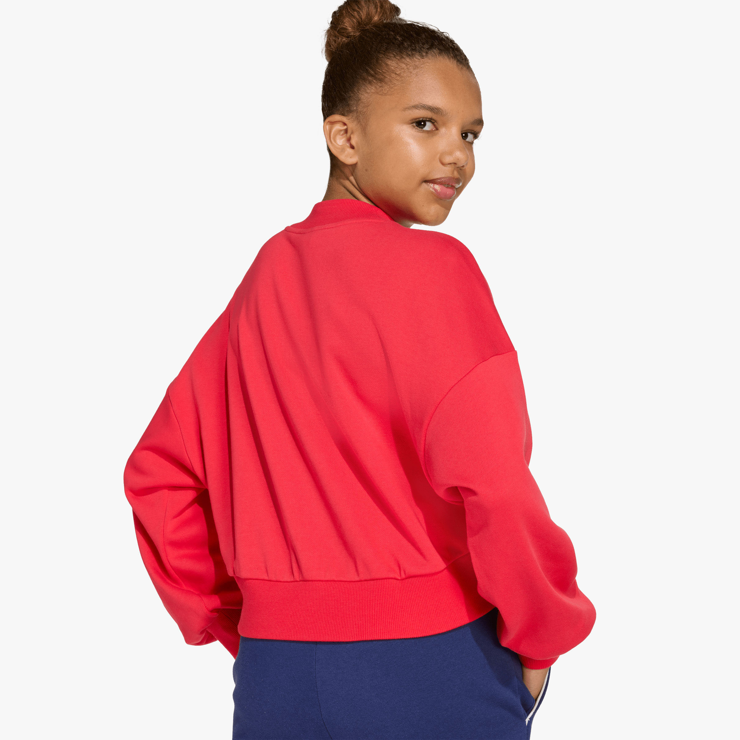 adidas Polerón Essentials Niñas, ROJO, hi-res