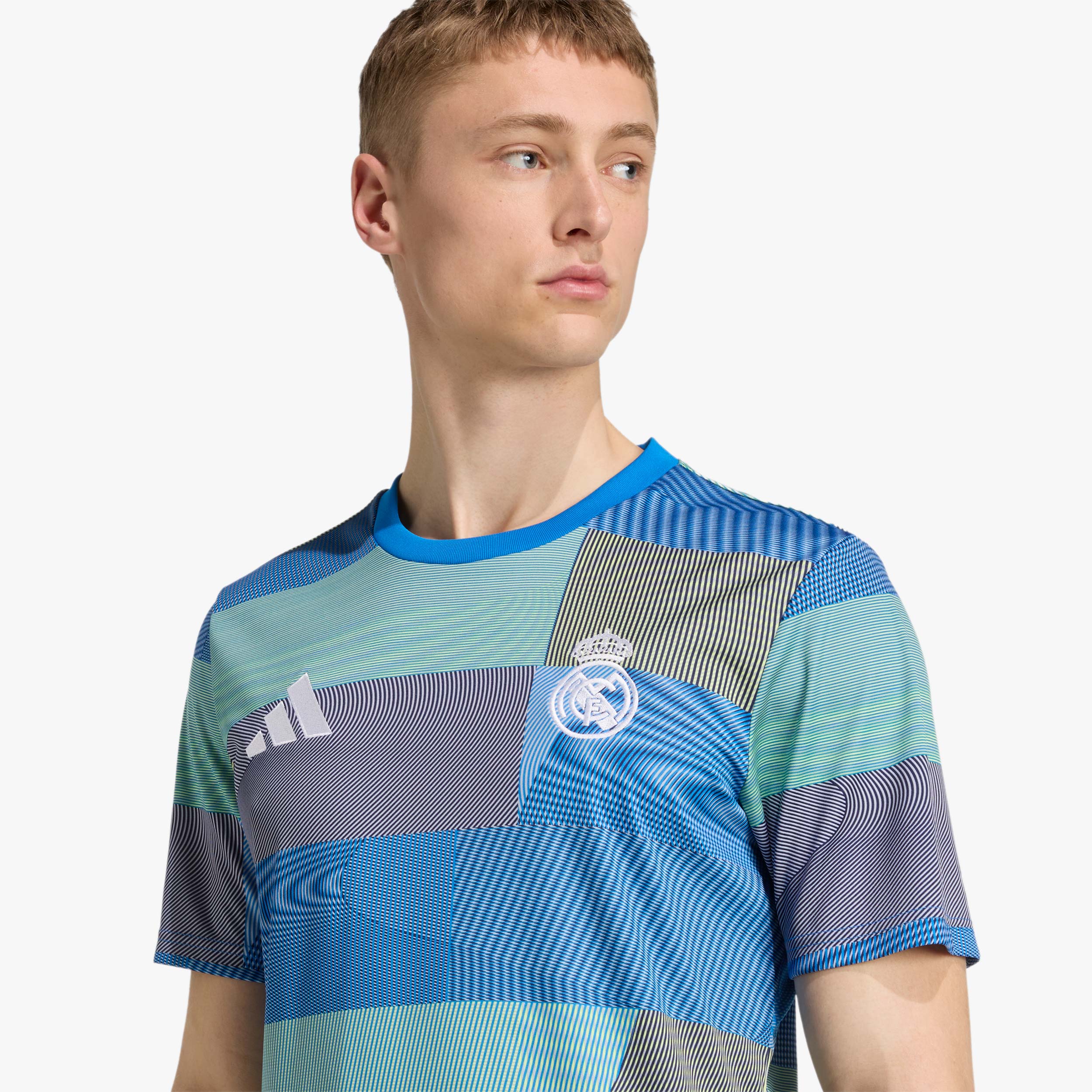 adidas Camiseta Prepartido Real Madrid 25/26, AZUL, hi-res