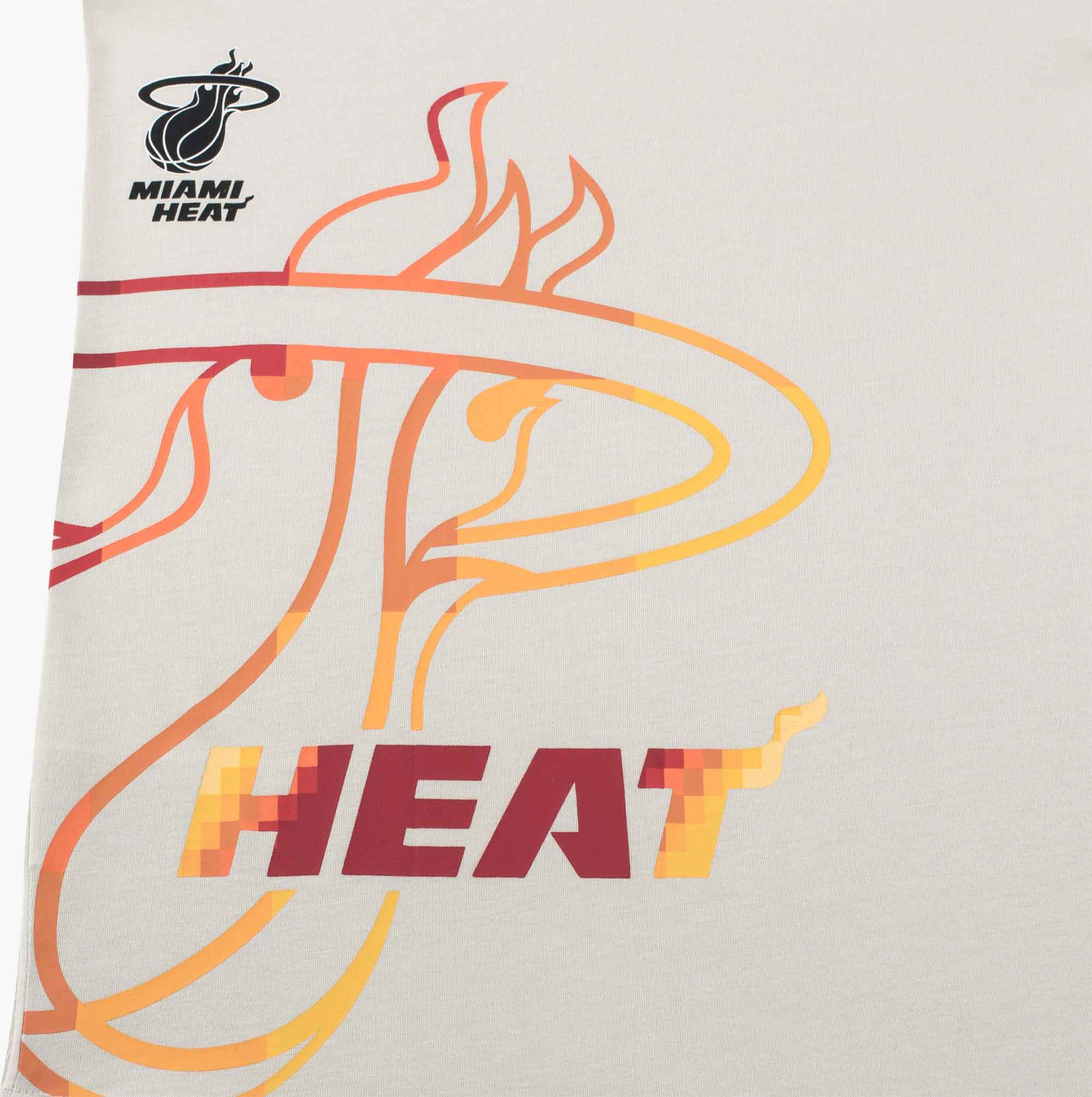 NBA Polera Miami Heat, BLANCO, hi-res