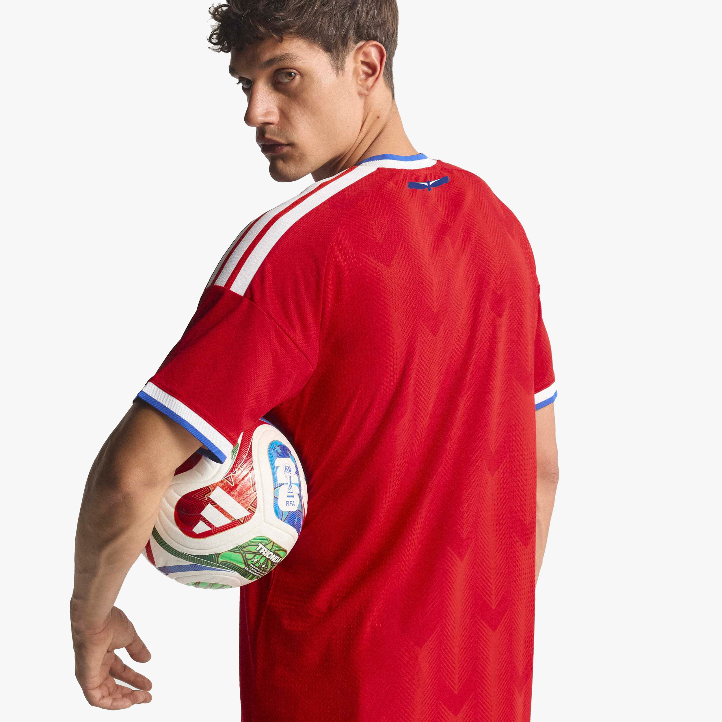 adidas Camiseta Chile Local 2026 Versi&oacute;n Jugador, ROJO, hi-res