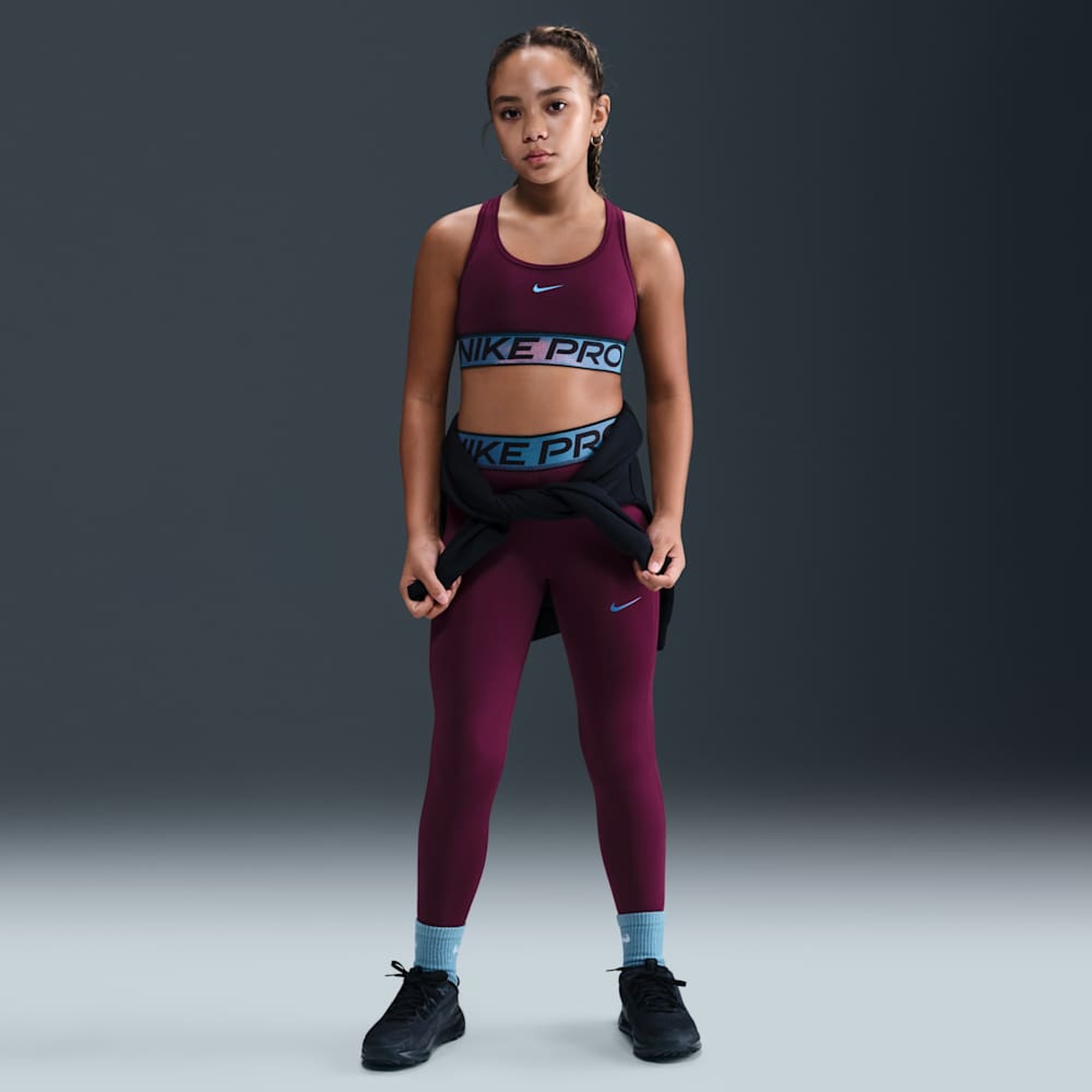 Nike Top Deportivo Pro Swoosh, ROJO, hi-res