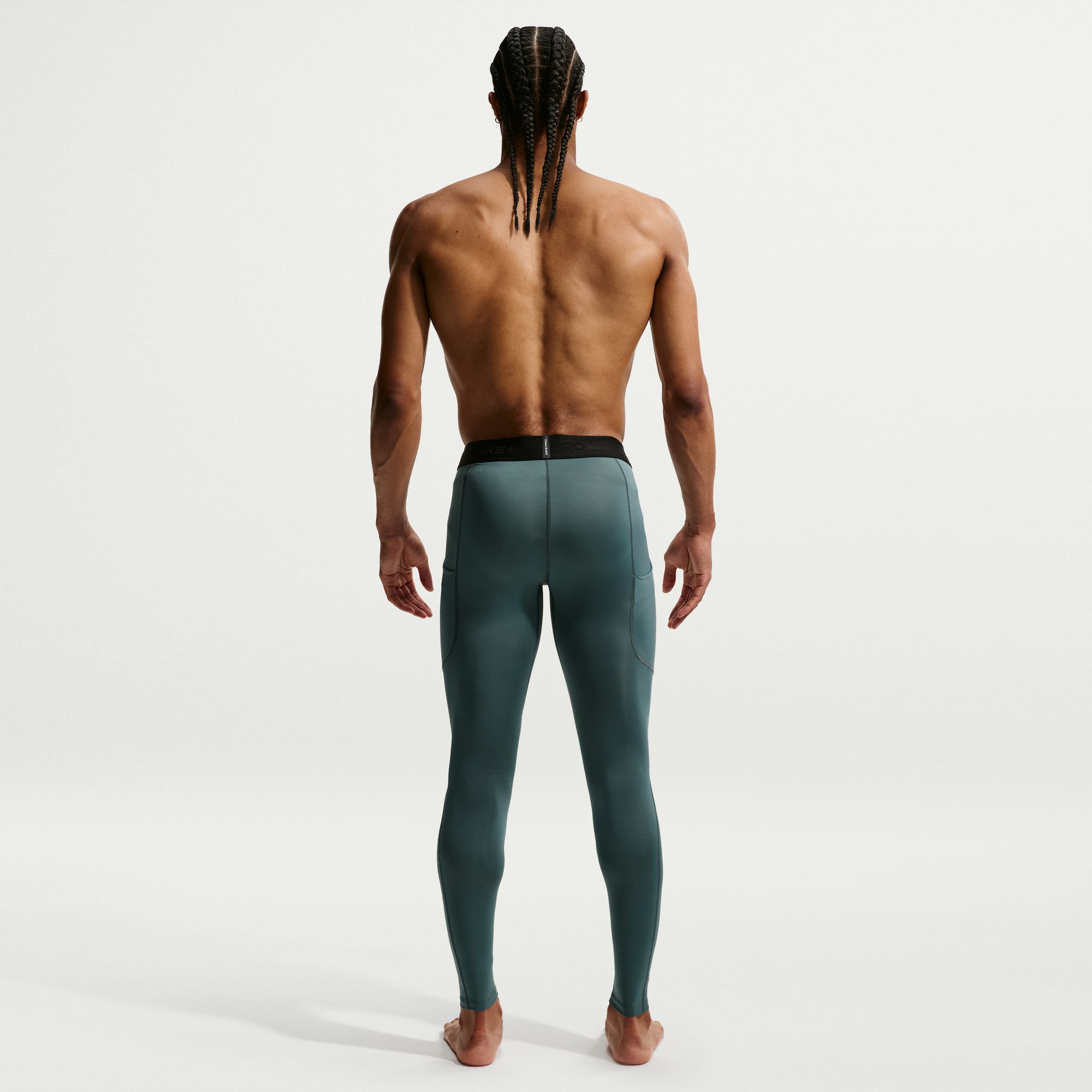 Nike Calzas Pro, VERDE, hi-res