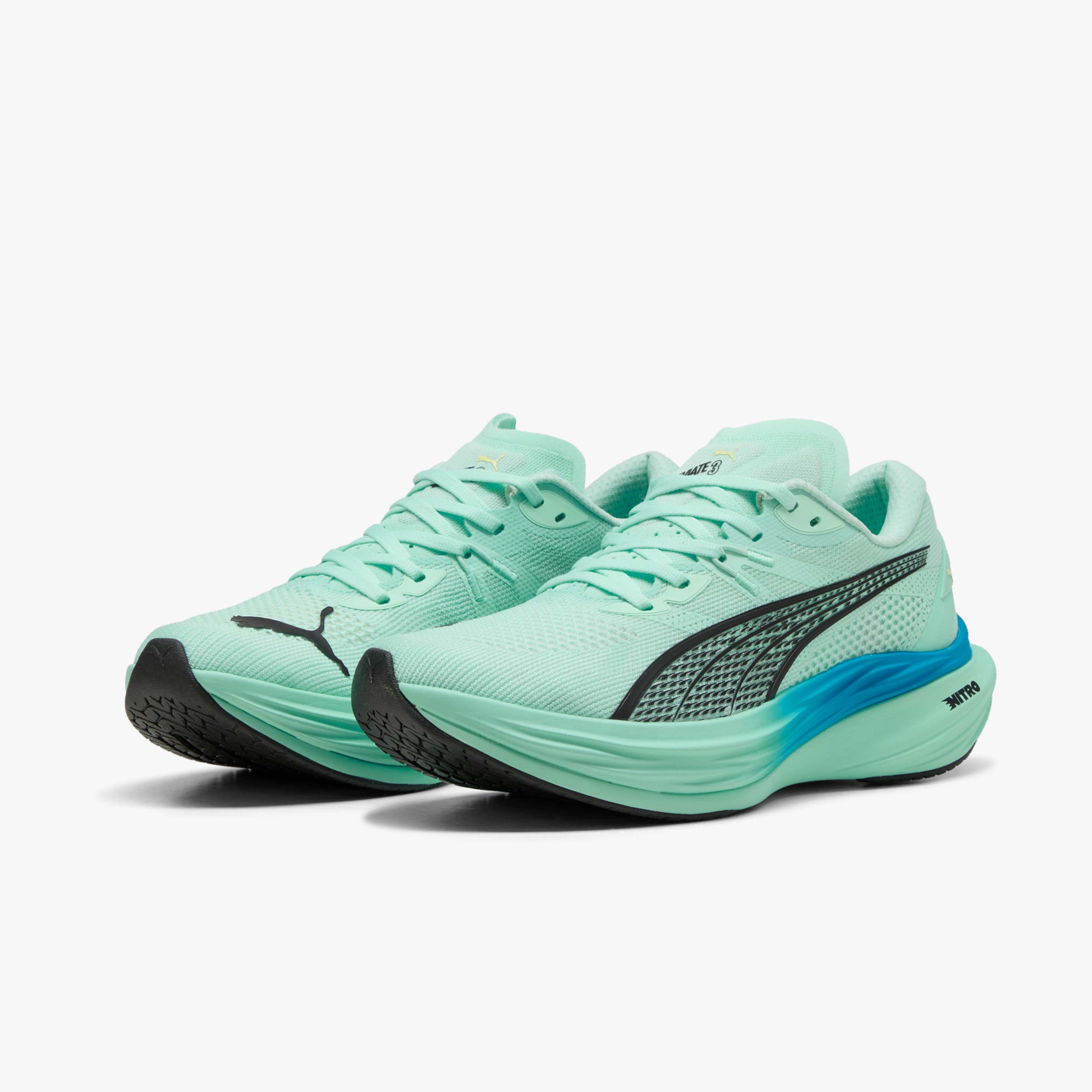 Puma Zapatillas Deviate NITRO 3, VERDE, hi-res