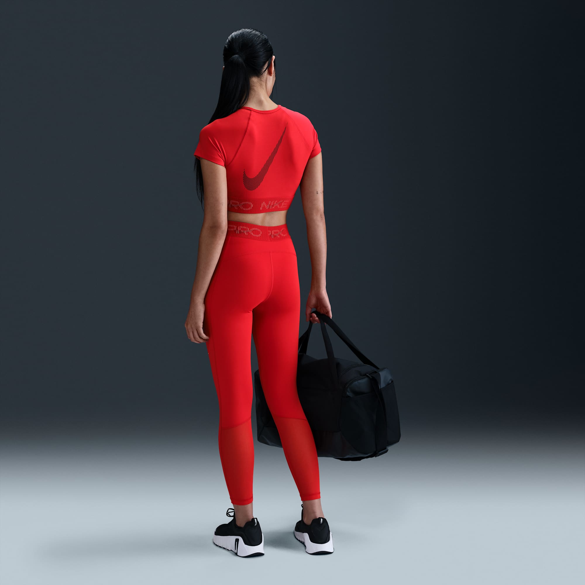 Nike Polera Pro, ROJO, hi-res