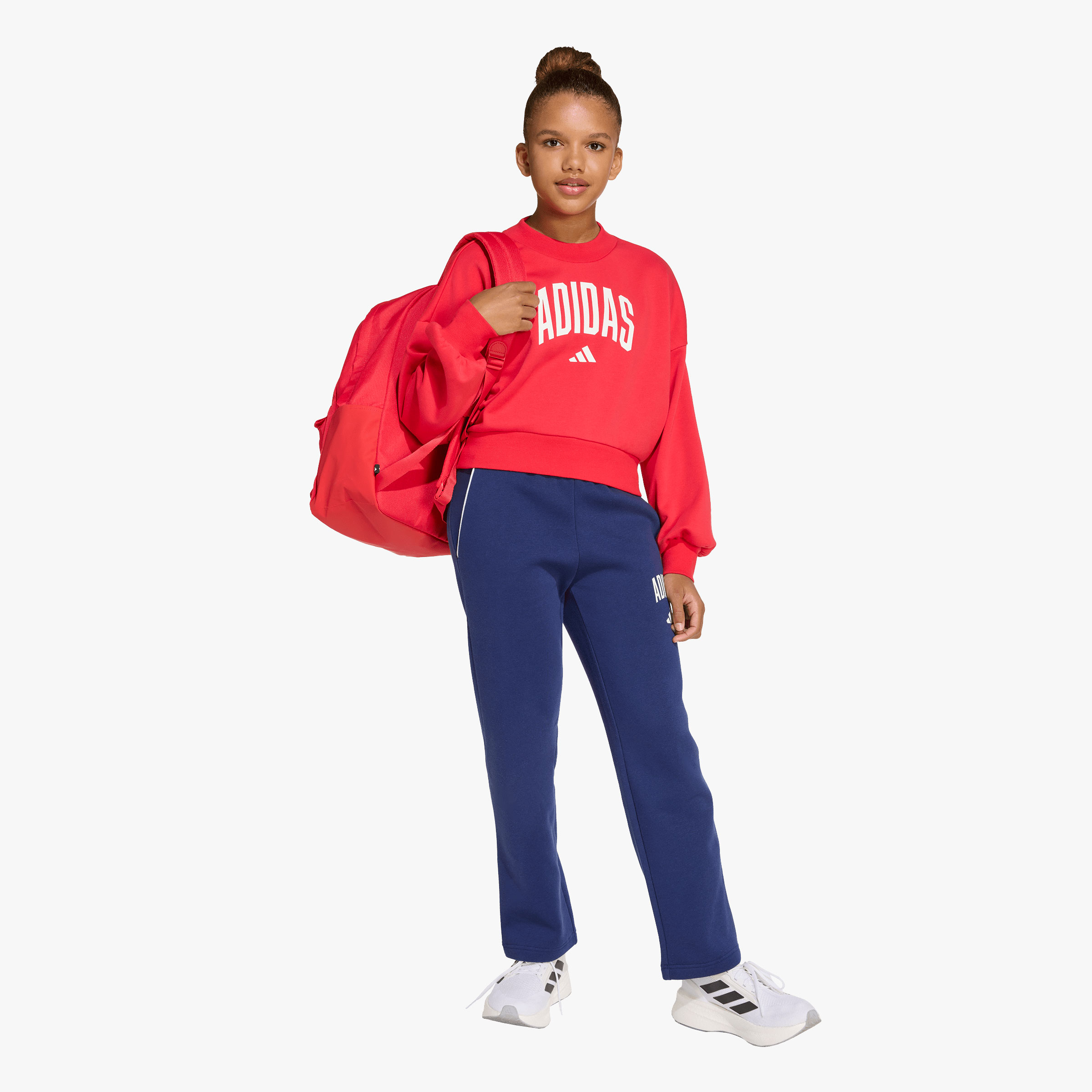 adidas Polerón Essentials Niñas, ROJO, hi-res