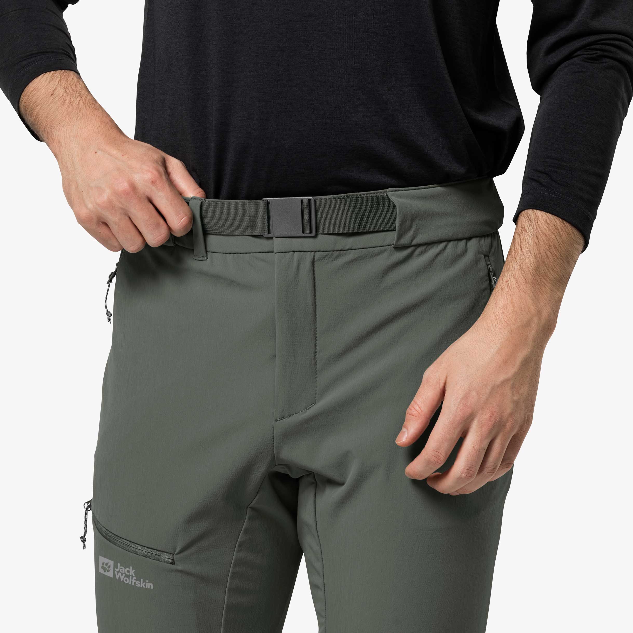 Jack Wolfskin Pantal&oacute;n Holdsteig, VERDE, hi-res
