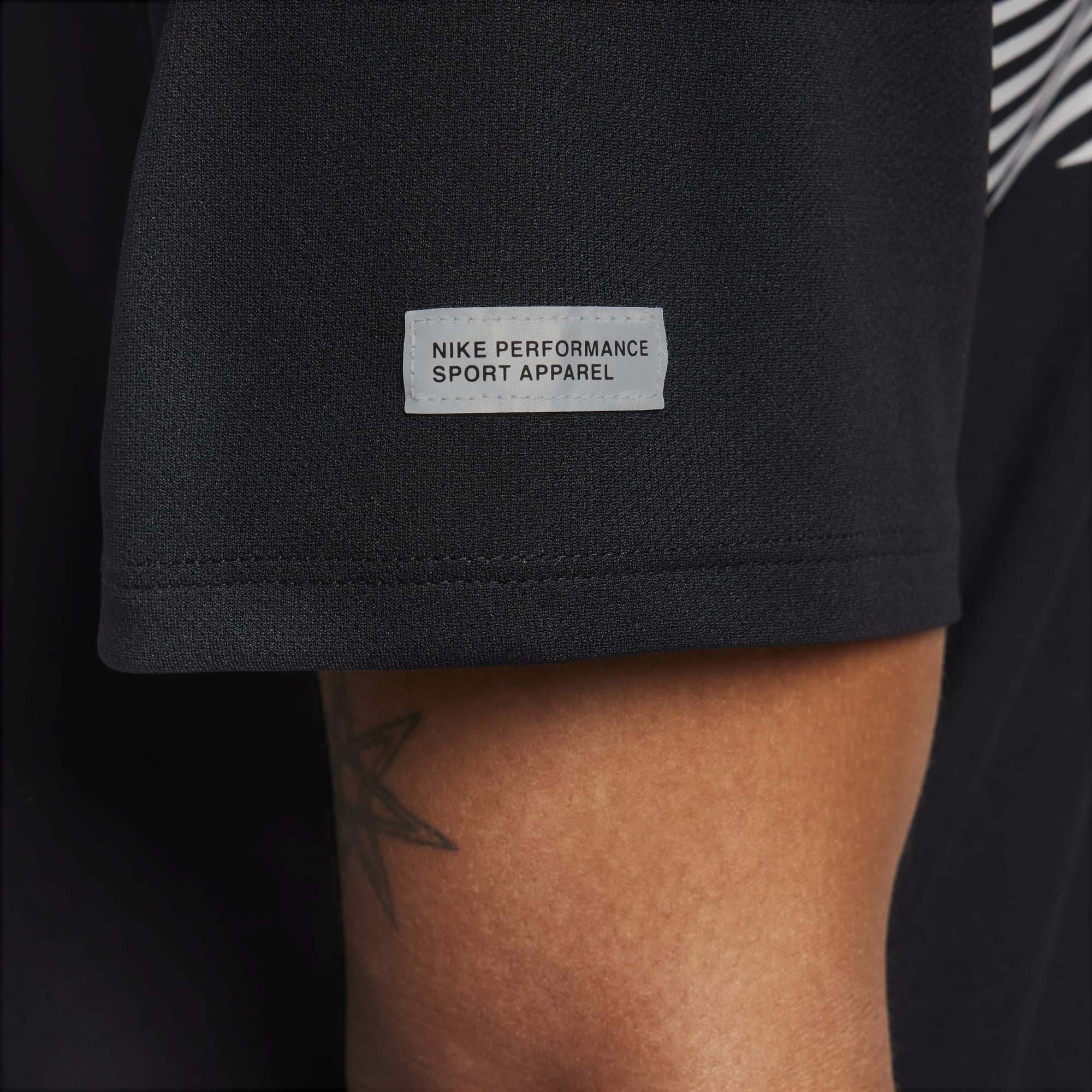Nike Polera Miler Flash, NEGRO, hi-res