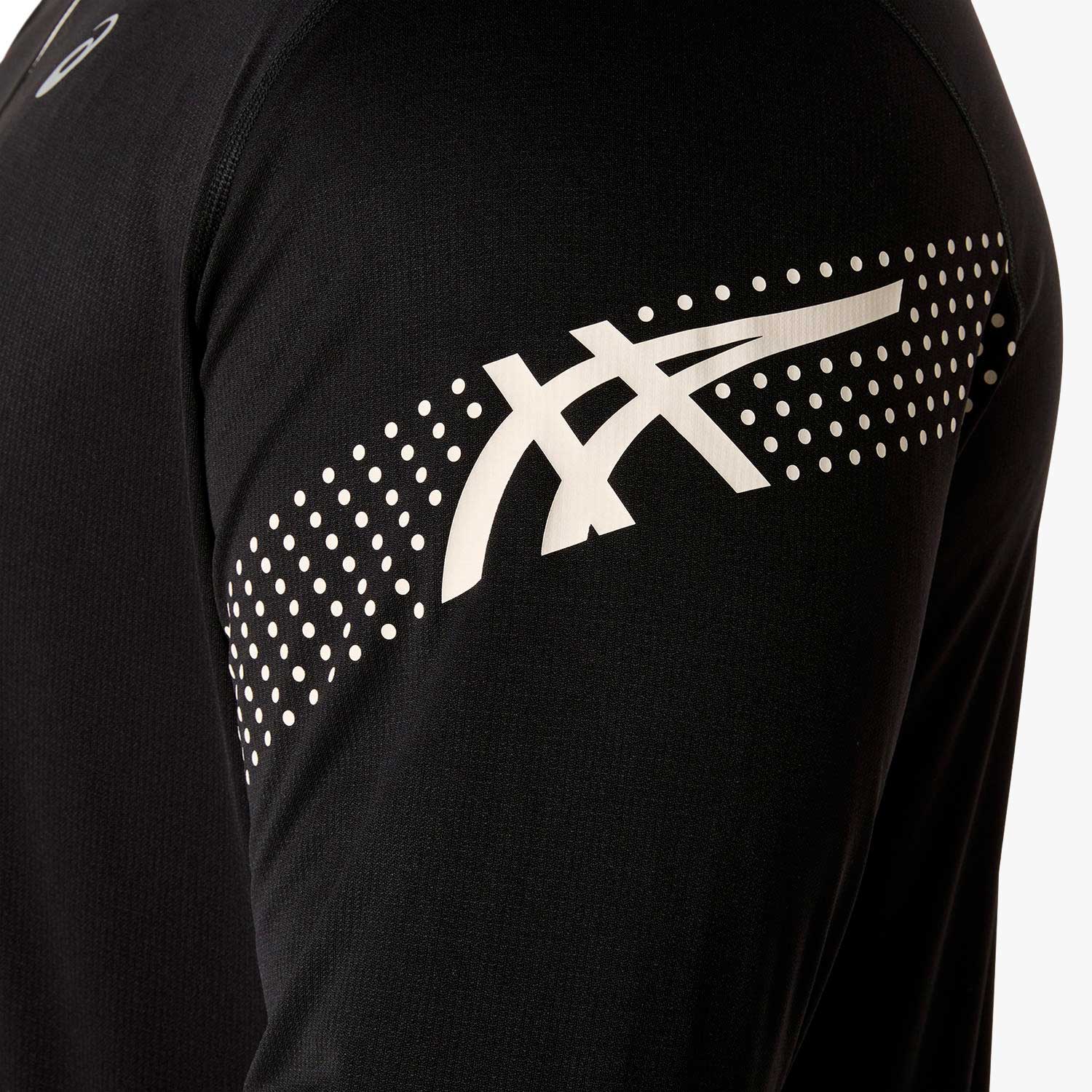 Asics Polera Icon 1/2 Zip, NEGRO, hi-res