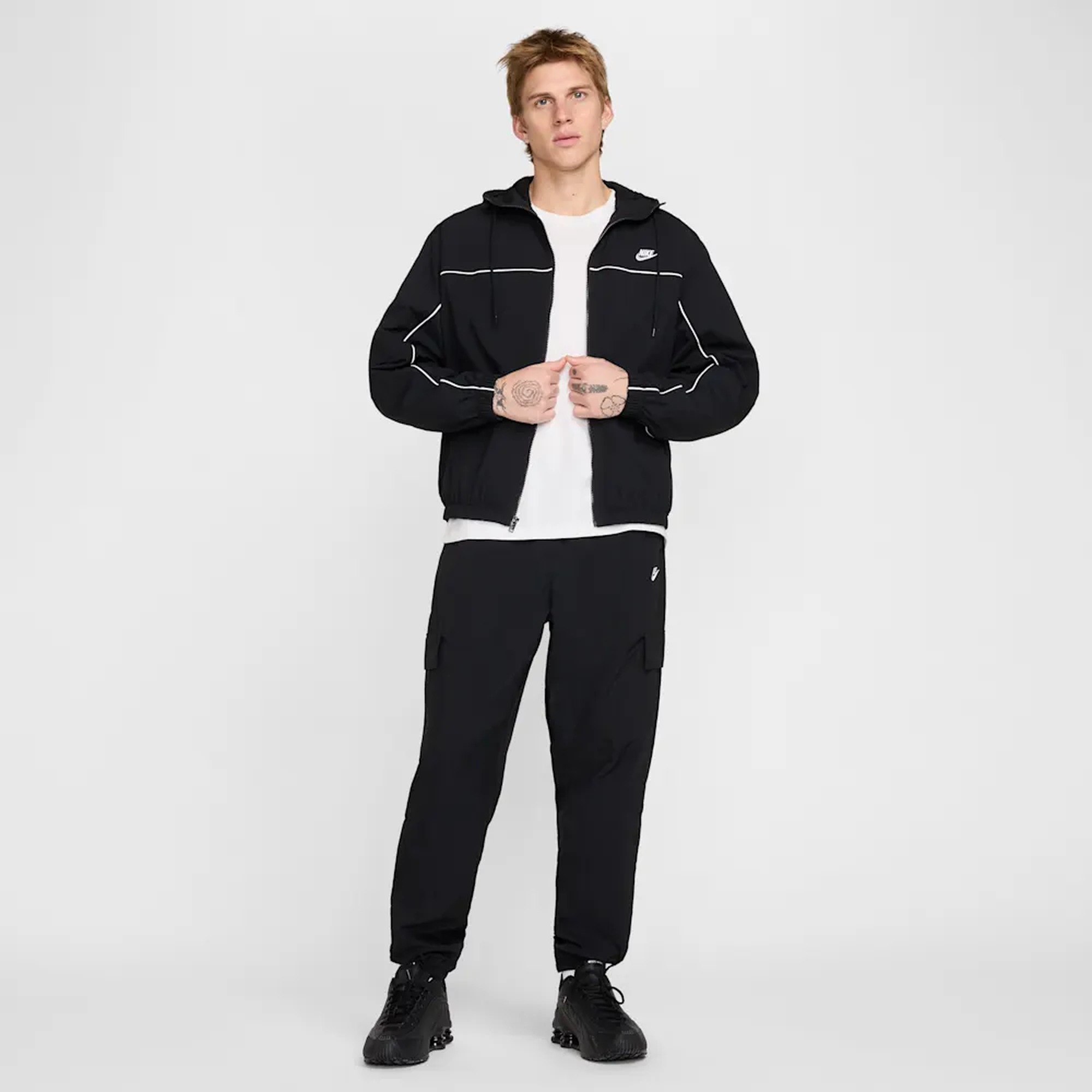 Nike Chaqueta Club, NEGRO, hi-res
