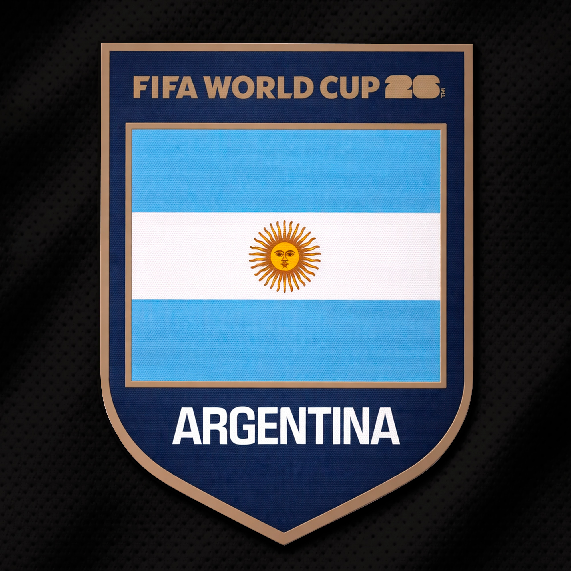 FIFA Polera Mundial 2026 Argentina, NEGRO, hi-res