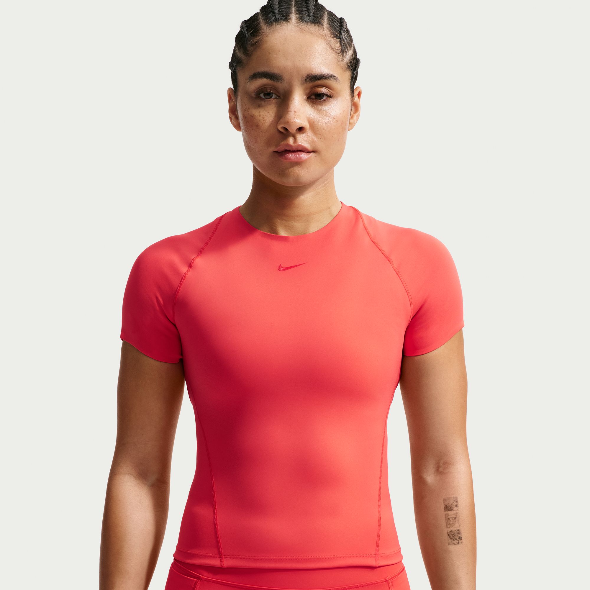 Nike Polera Universa Dri-FIT, ROJO, hi-res
