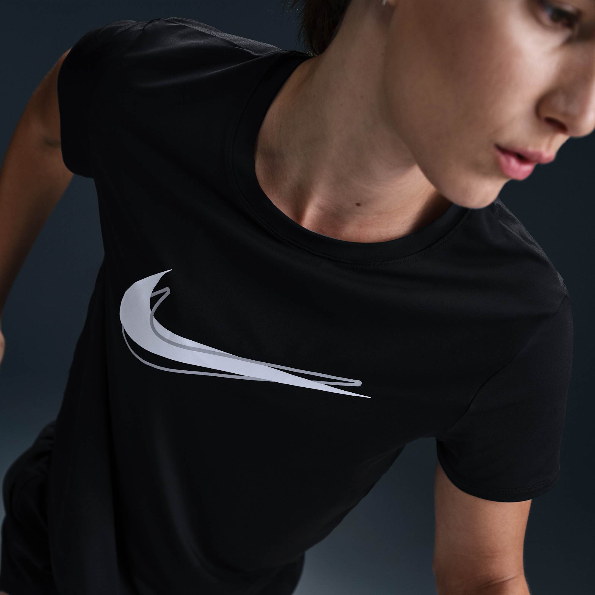 Nike One Swoosh, NEGRO, hi-res