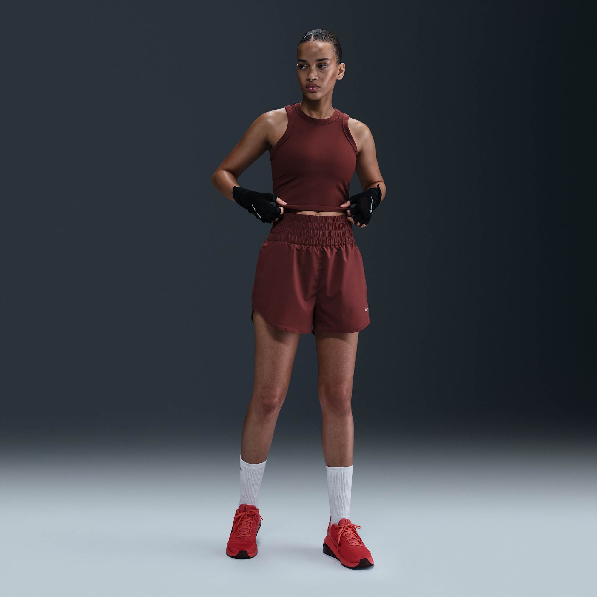 Nike One Fitted Dri-FIT, ROJO, hi-res